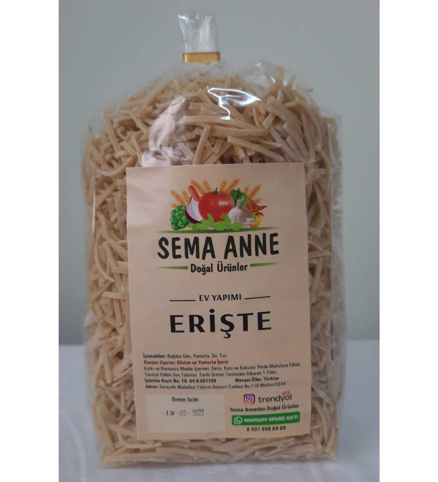 Semaanne Natural Homemade Plain Noodles (pasta) 1000gr - Buy Online on GoSupps.com