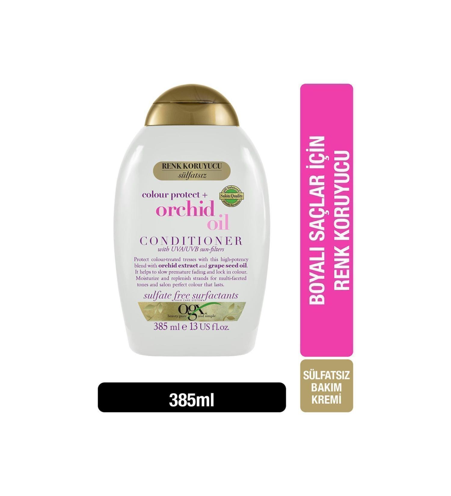 OGX Color Protect Orchid Oil Sulfate-Free Conditioner 385 ml - Buy Online on GoSupps.com