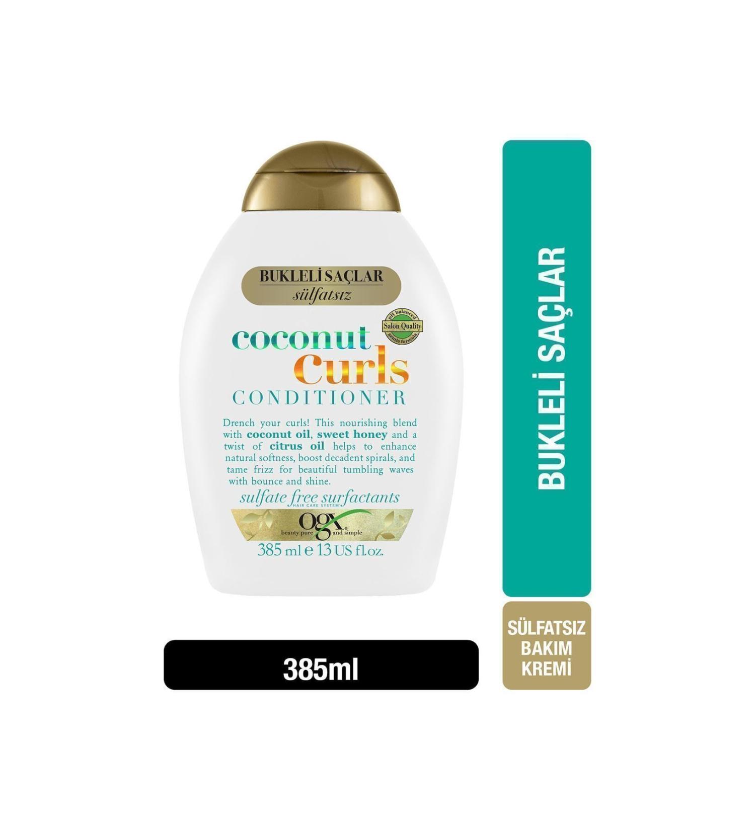 OGX Coconut Curls Moisturizing Conditioner for Curly Hair 385 ml - Buy Online on GoSupps.com