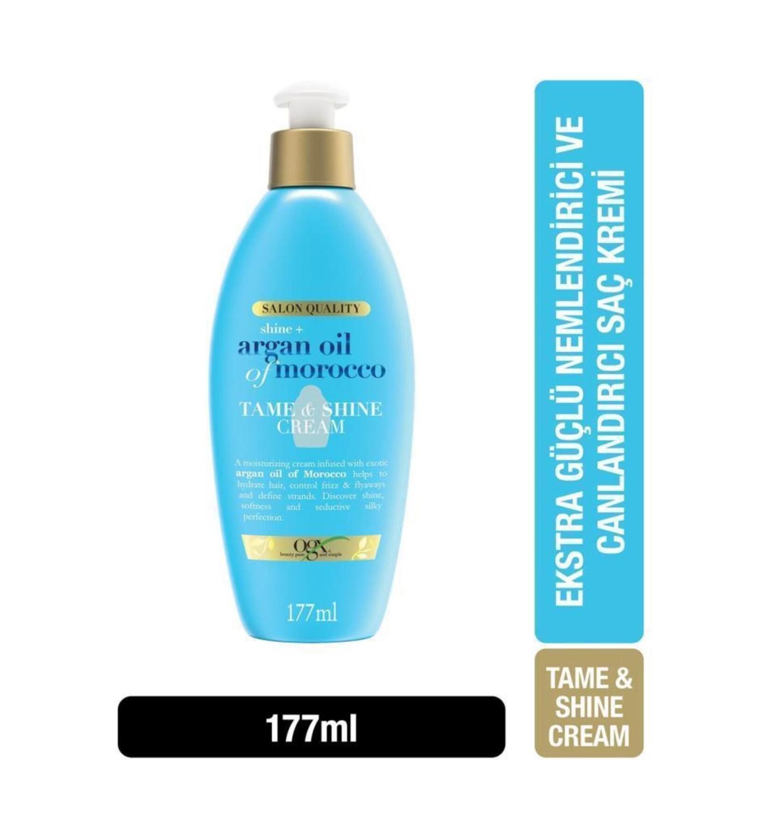 OGX Argan Oil of Morocco Tame&Shine Styling Shine Cream 177ml