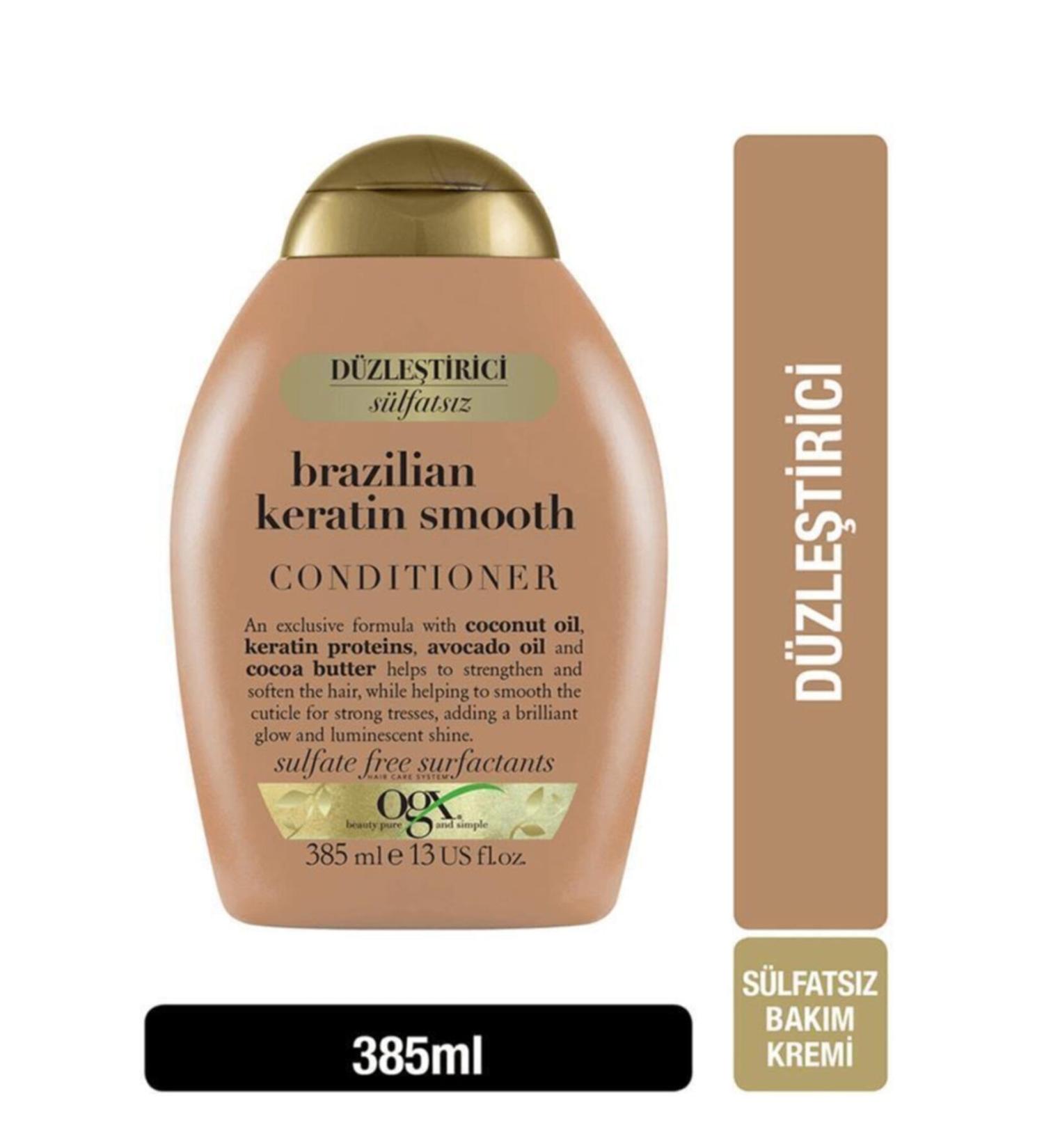 OGX Organix Brazilian Keratin Smooth Conditioner 385 ml