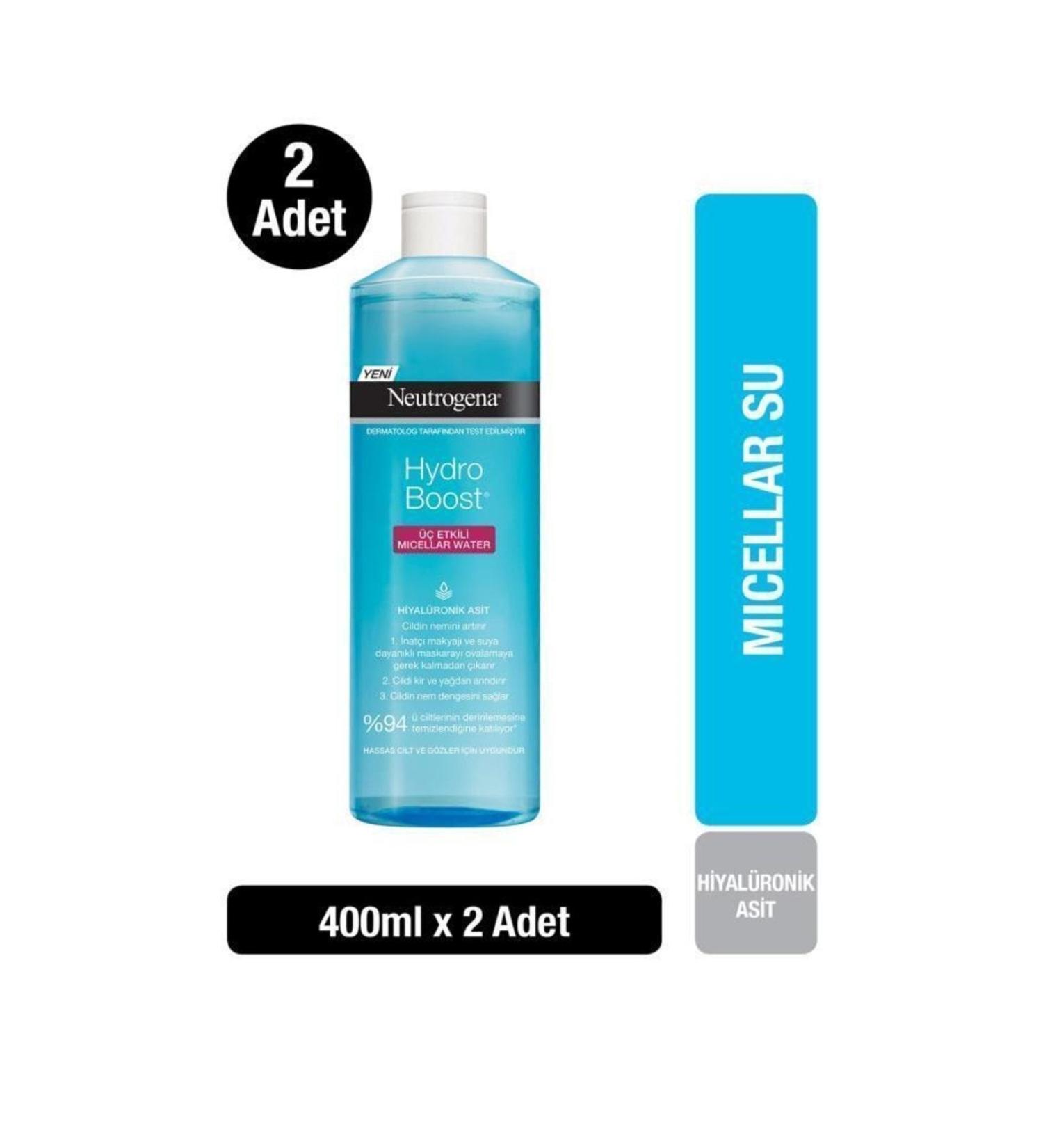 Neutrogena Hydro Boost Micellar Water 400 ml x2