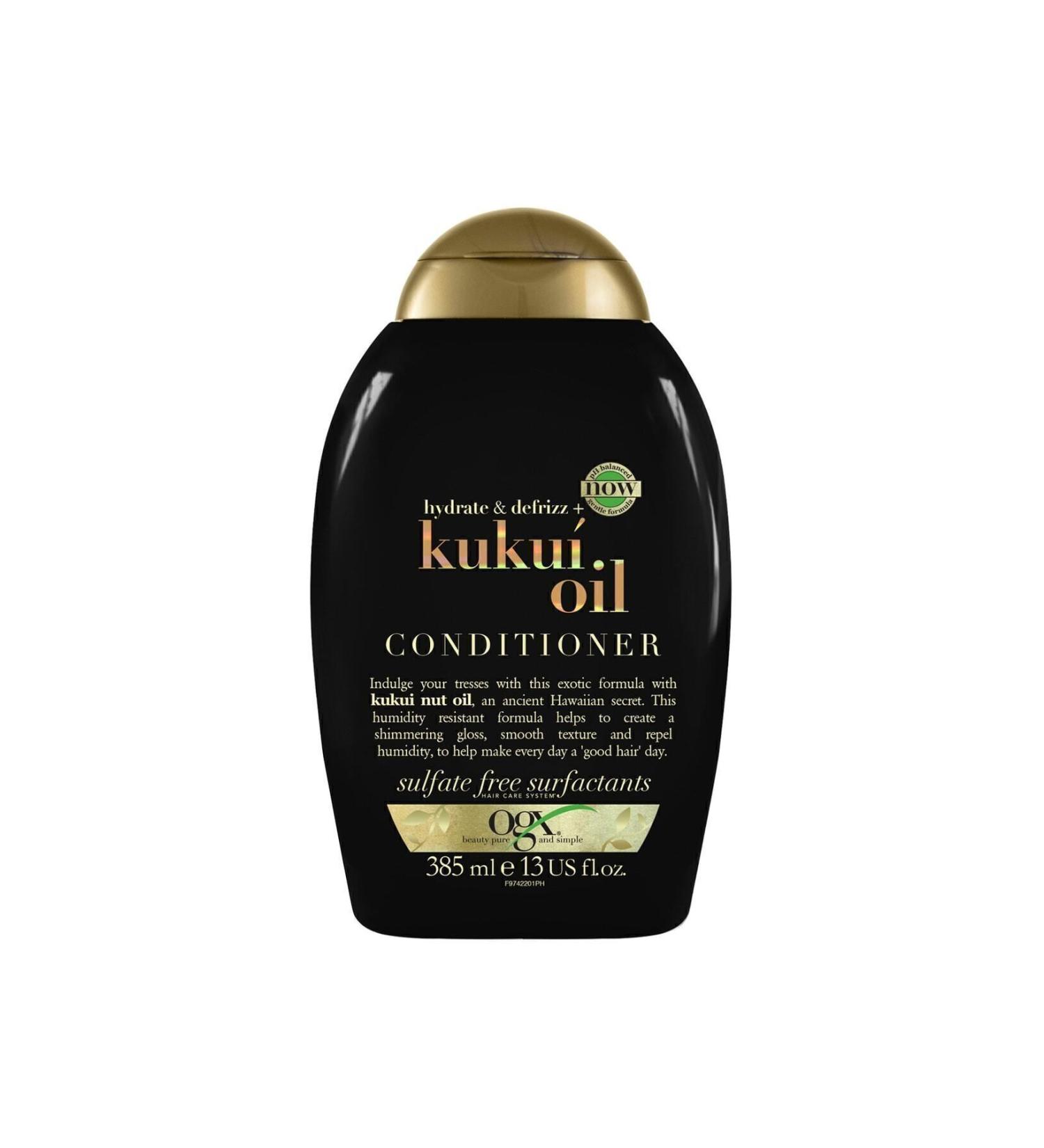OGX Anti-Frizz Kukui Oil Sulfate-Free Hair Conditioner 385 ml - Buy Online on GoSupps.com