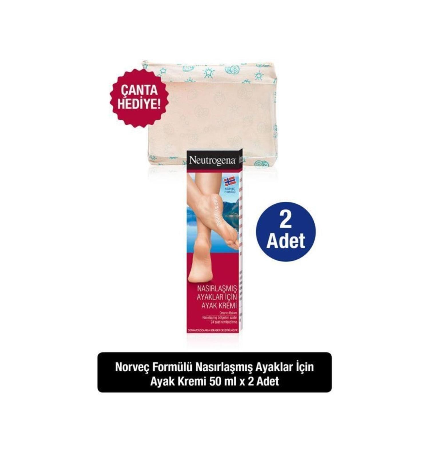 Neutrogena Norwegian Formula Foot Cream for Calloused Feet 50ml X2