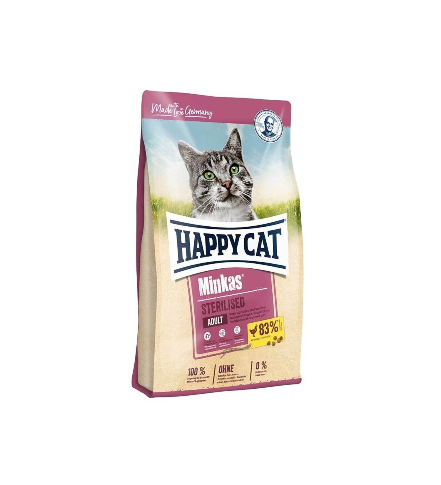 Happy Cat Minkas Sterilized Neutered Cat Food 1.5 Kg