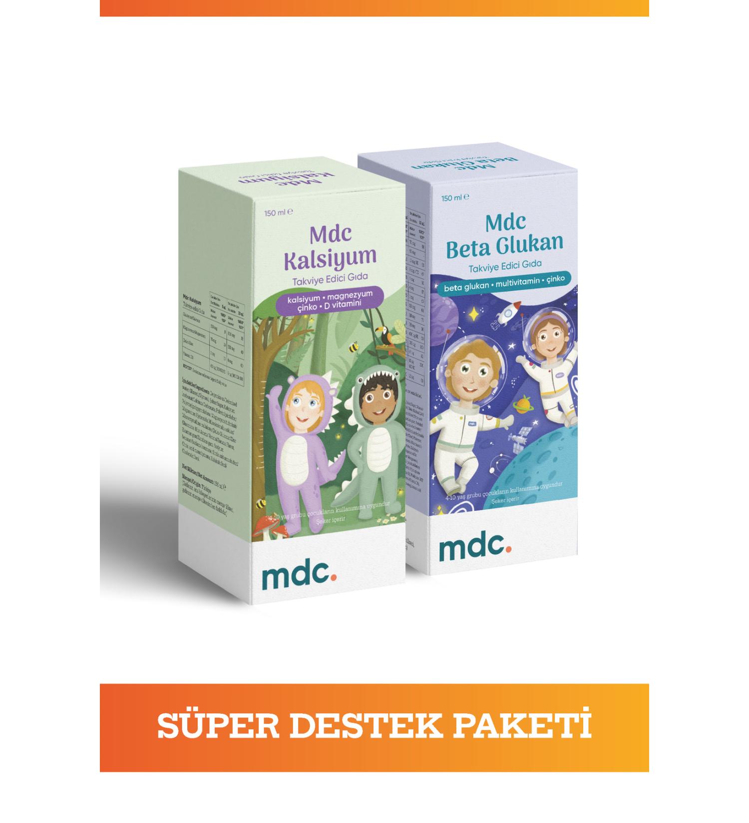 MDC Beta Glucan Syrup and Calcium Syrup - Super Support Package - Buy Online on GoSupps.com