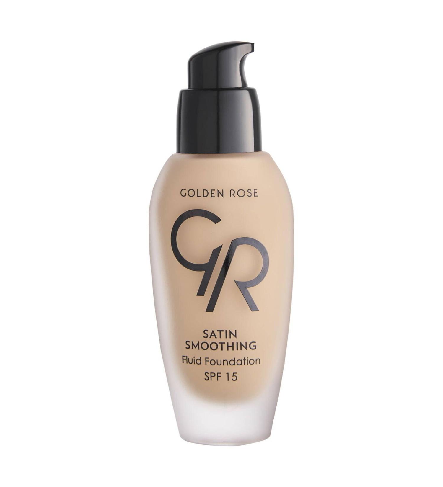Golden Rose Satin Smoothing Fluid Foundation No: 27 Cool Sand - Concealer Foundation - 8691190114275 - Buy Online on GoSupps.com