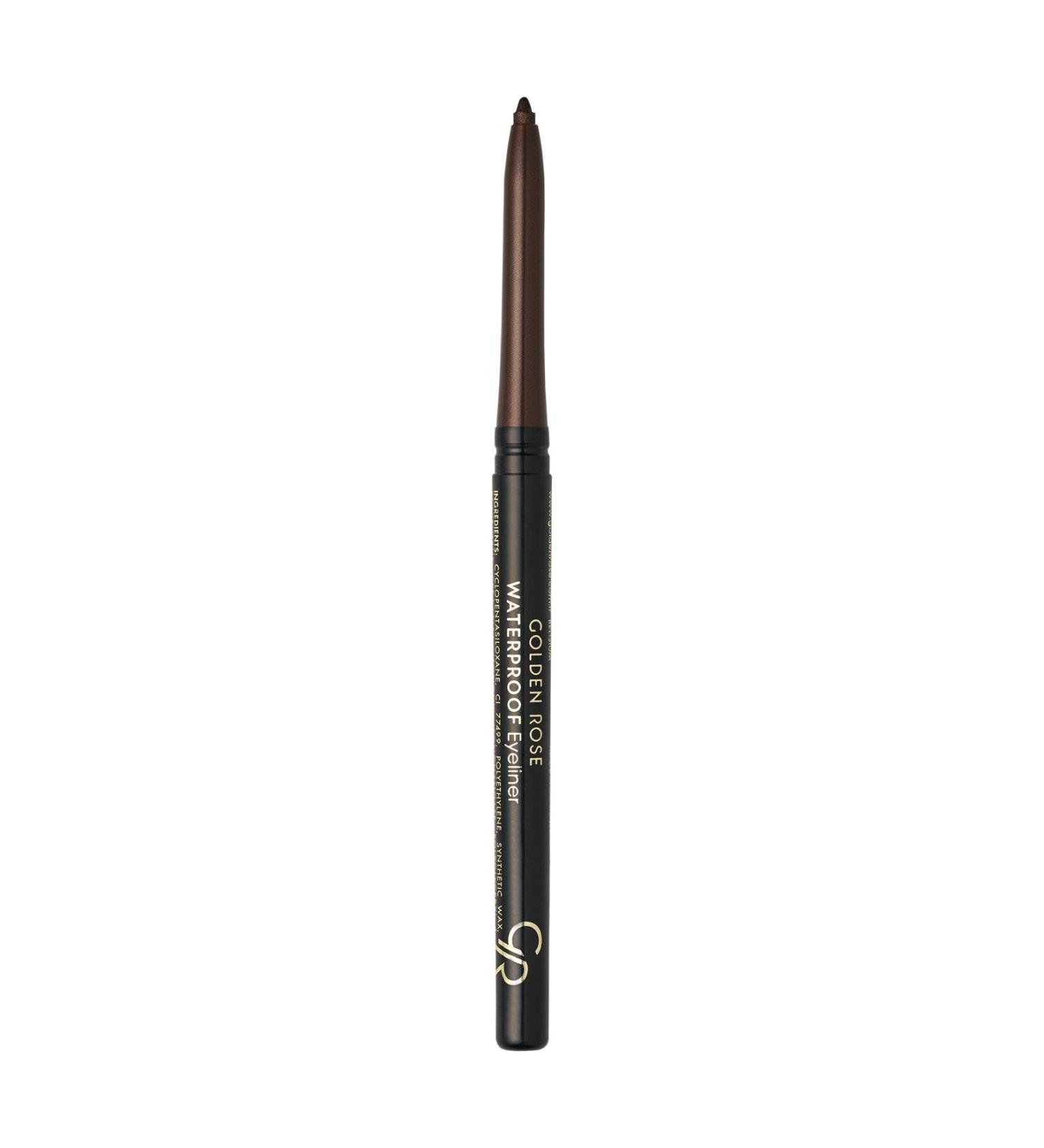 Golden Rose Waterproof Automatic Eyeliner No: 010 Copper Brown - Lift Eye Pencil - 8691190990107 - Buy Online on GoSupps.com