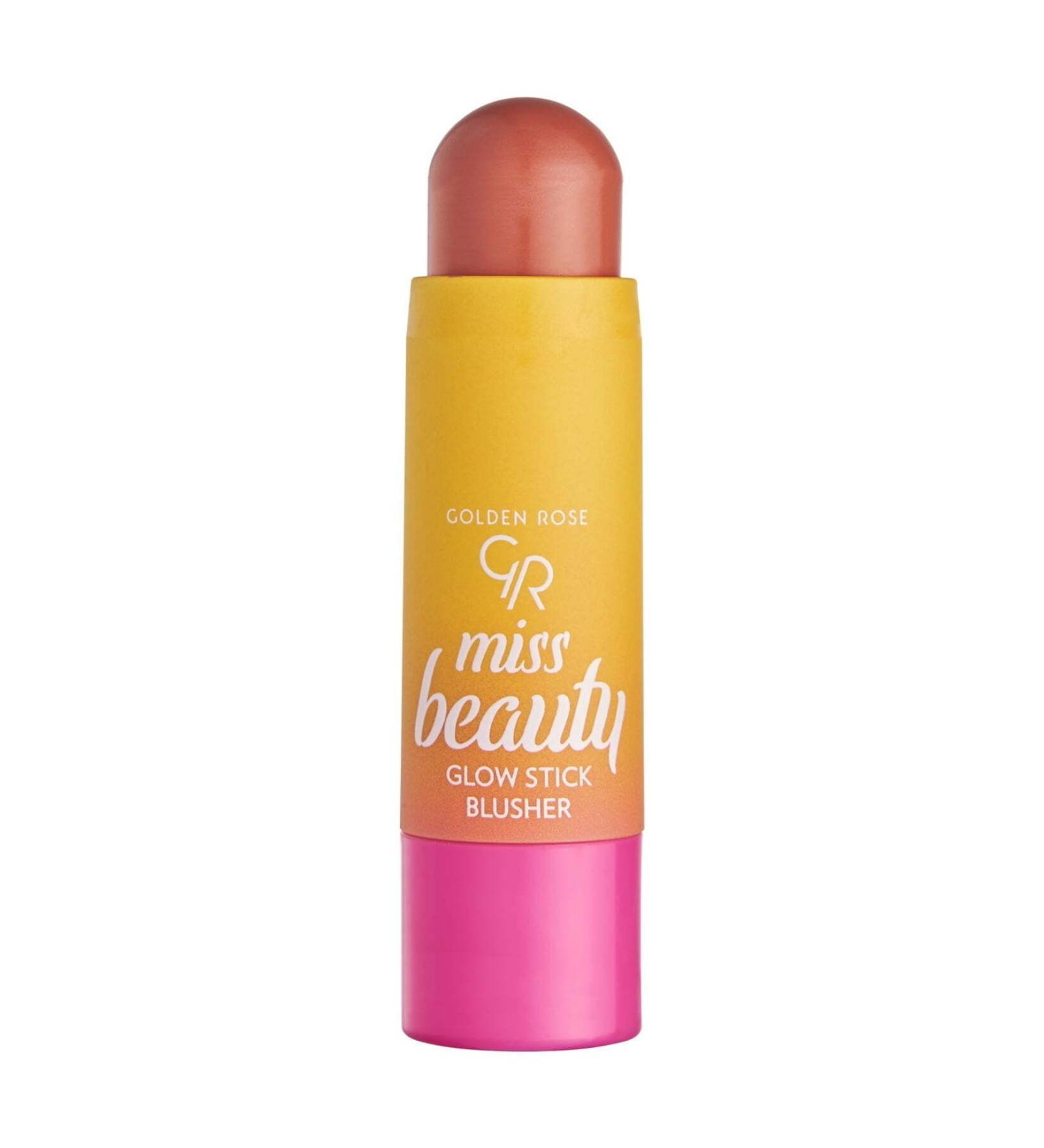 Golden Rose Miss Beauty Glow Stick Blusher No: 01 Peach Flash - Stick Blusher - 8691190441913 - Buy Online on GoSupps.com