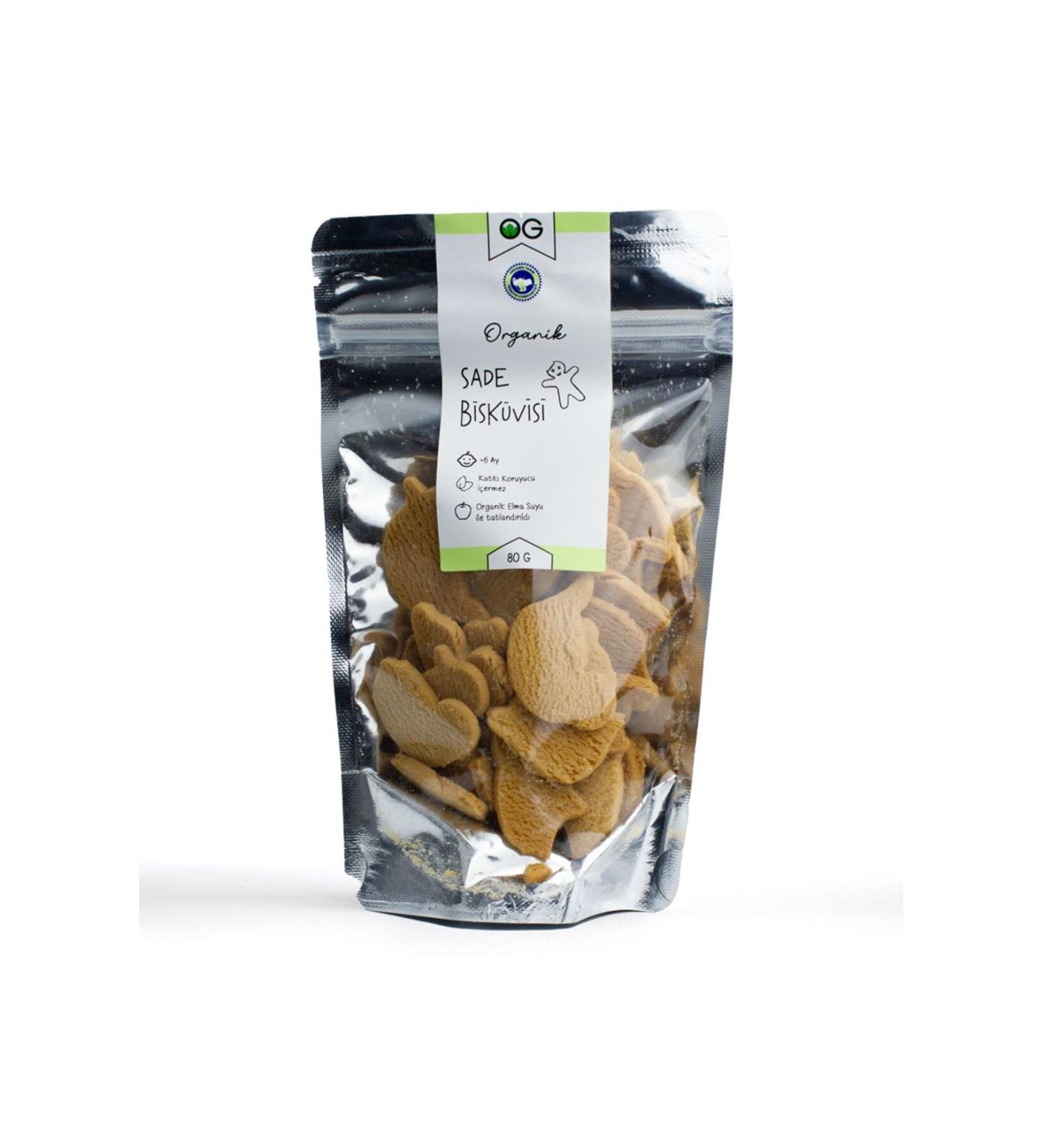 OG natural Organic Plain Biscuit 80 gr