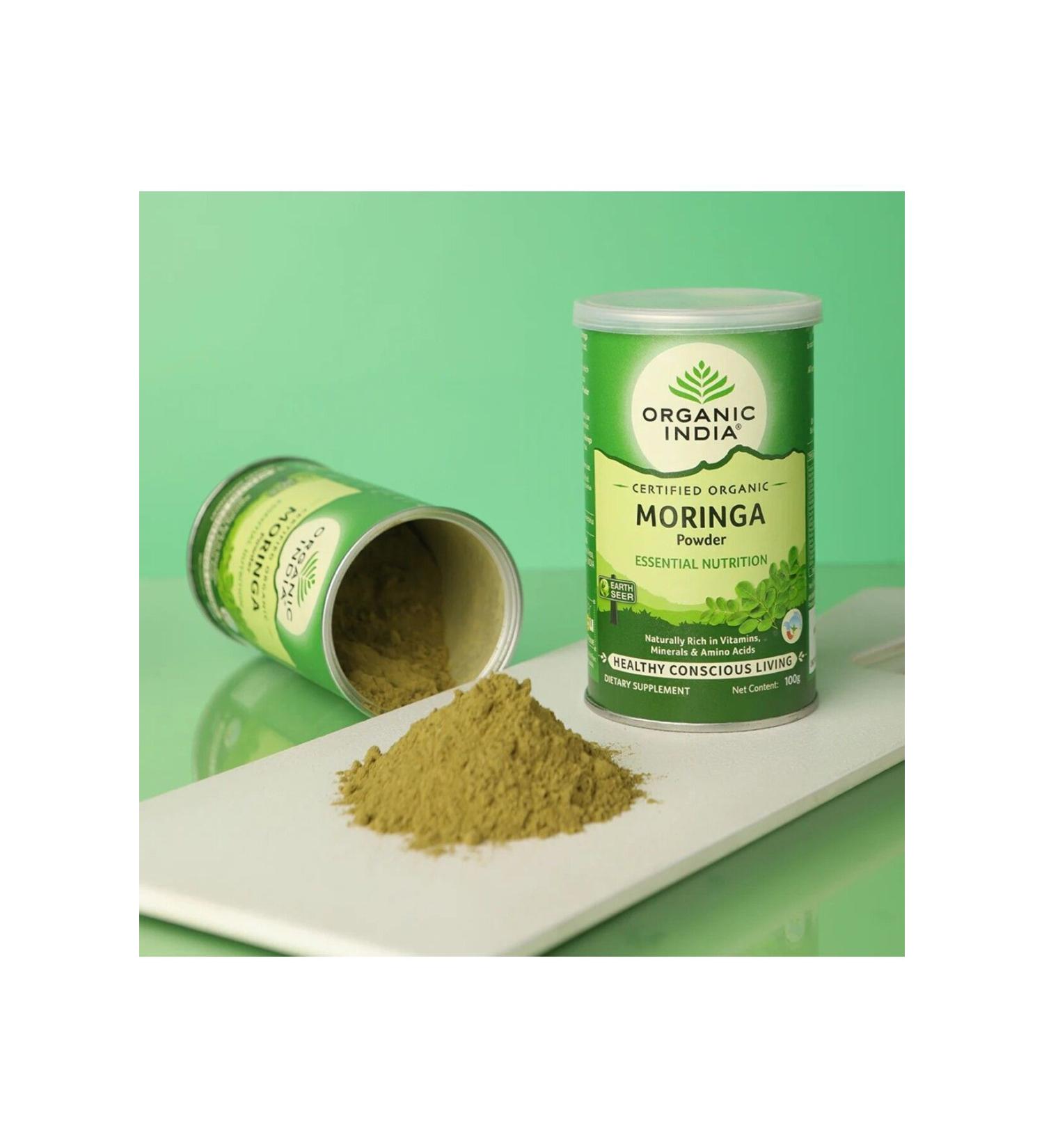 Organic India Moringa Powder - Buy Online on GoSupps.com