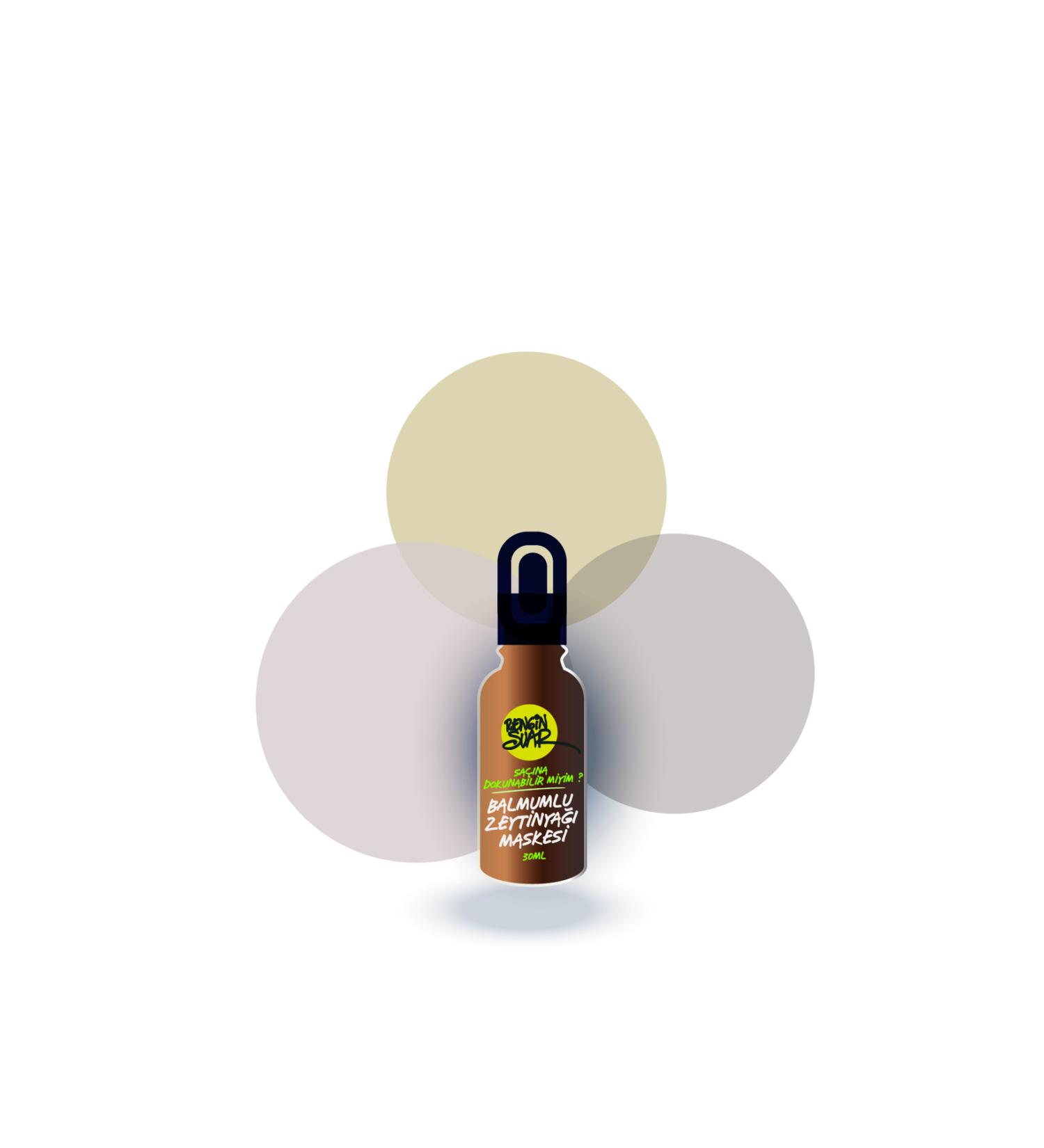 Rengin Suar 30 ML BEESWAX HAIR OLIVE OIL MASK (GLASS BOTTLE)