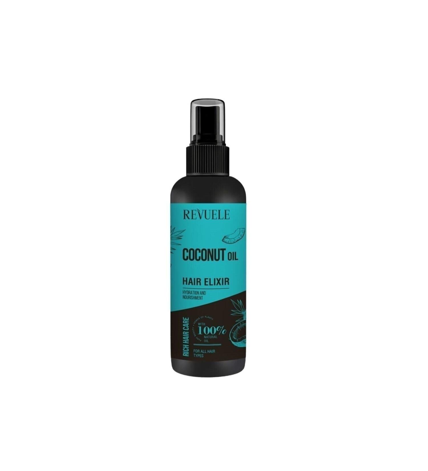 Revuele Unisex Naturally Shining and Moisturizing Coconut Hair Care Oil 120ml