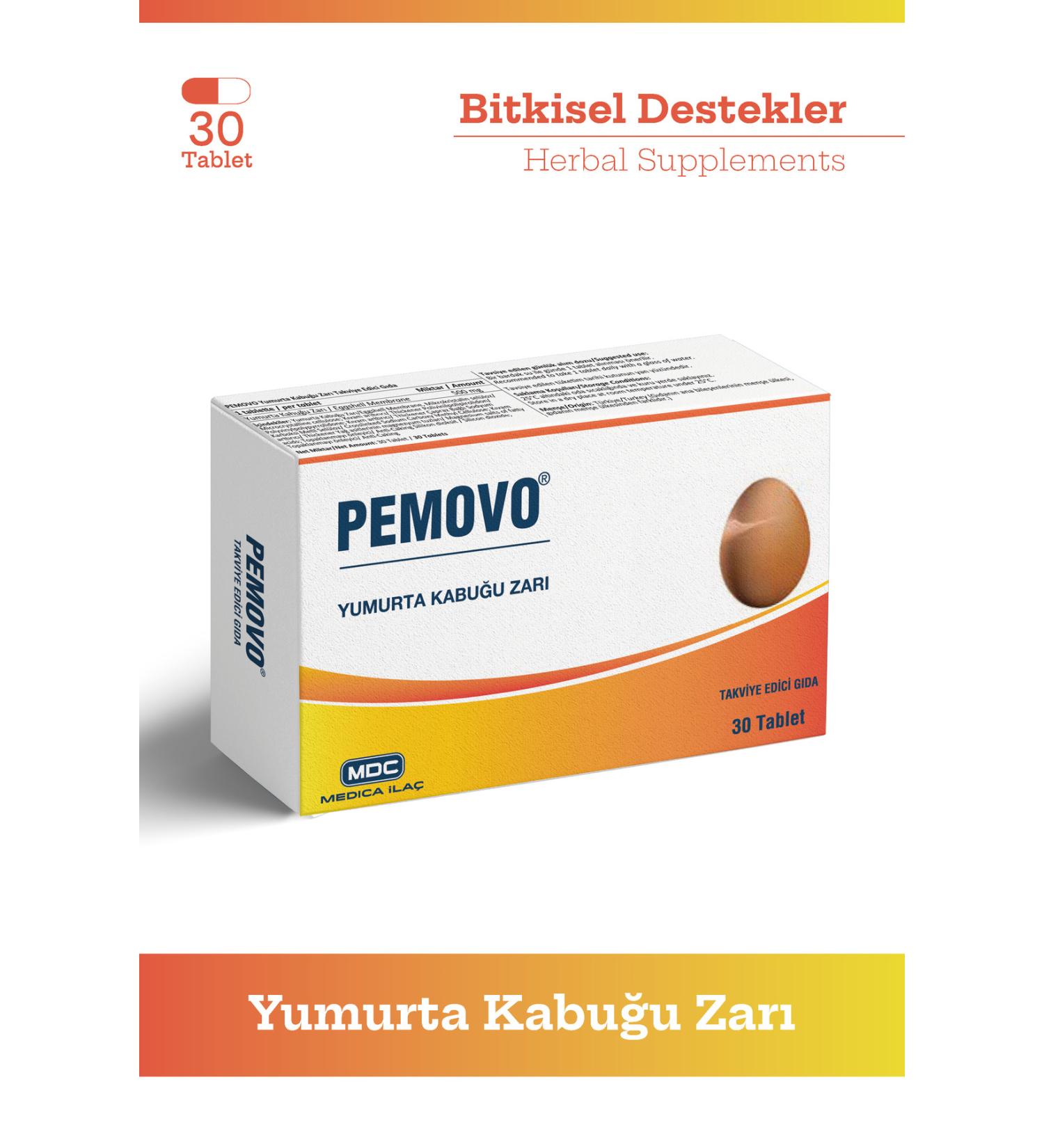MDC Pemovo 30 Tablets (PURE EGGSHELL MEMBRANE) - Buy Online on GoSupps.com