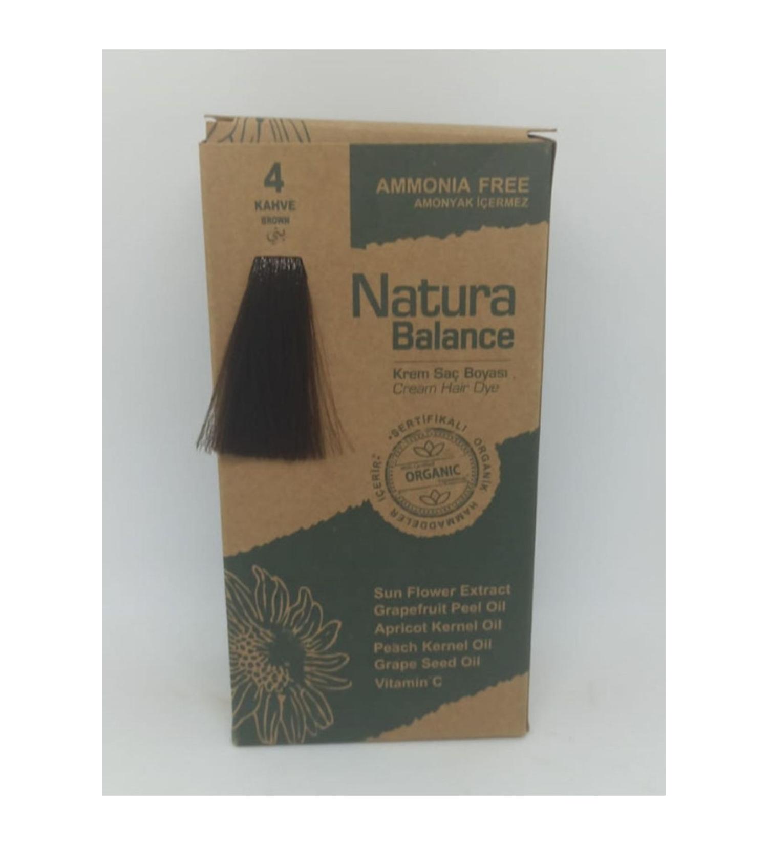 NATURABALANCE Natura Balance Organic Hair Dye Set Brown
