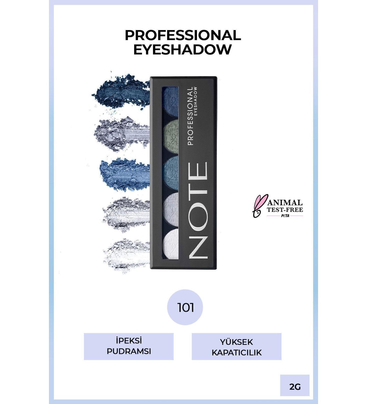 Note Cosmetics Professional Eyeshadow Palette 101 - Buy Online on GoSupps.com