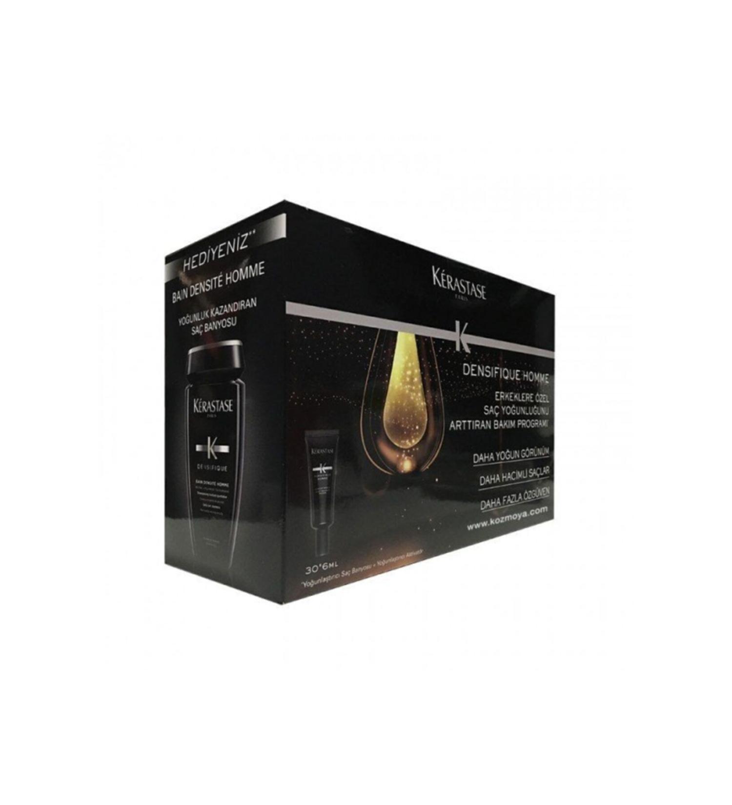 Kerastase Densifique Homme Hair Density Increasing Coffret Set Serum 30*6ml + Shampoo 250ml - Buy Online on GoSupps.com