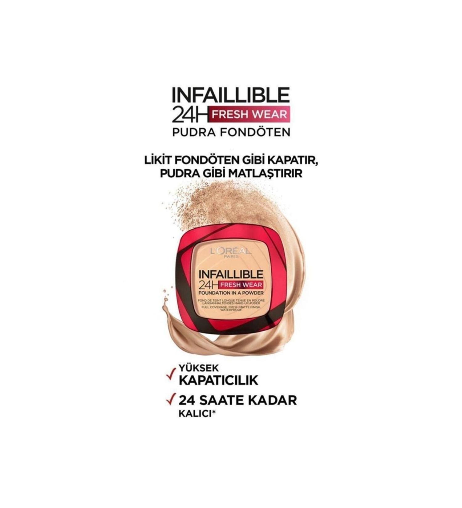 L'Or al Paris L'Oreal Paris Infaillible 24h Fresh Wear Powder Foundation 220 Sand