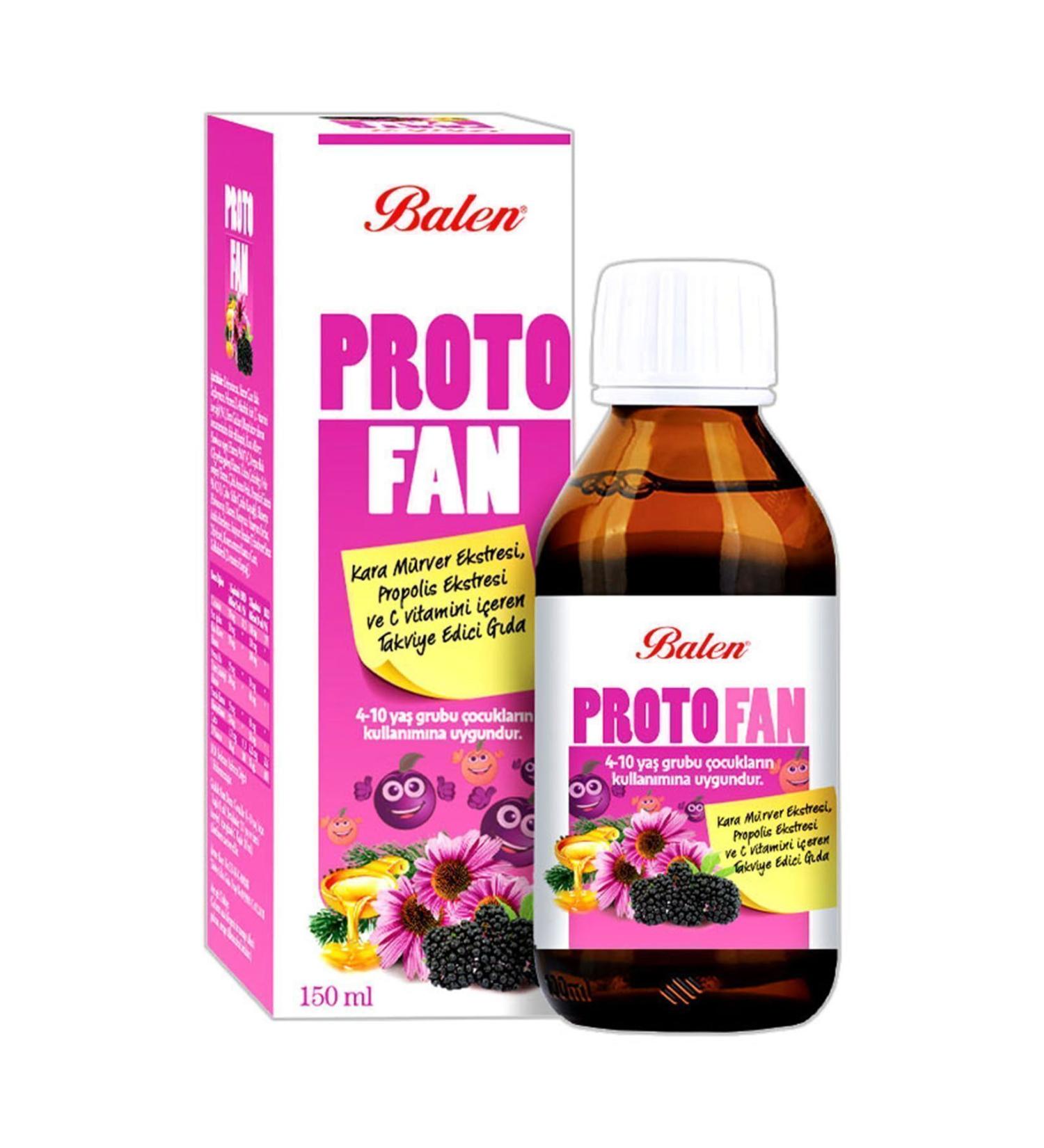 Balen Protofan Propolis Black Elderberry Extract Vitamin-c 150 ml