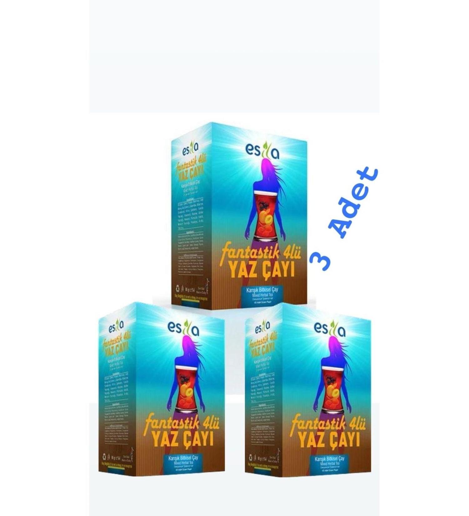 ES LA Fantastic Four 4-Pack Summer Tea 45 135 Filter Bags 3 Boxes Hac o lu Spice Hatay Local - Buy Online on GoSupps.com