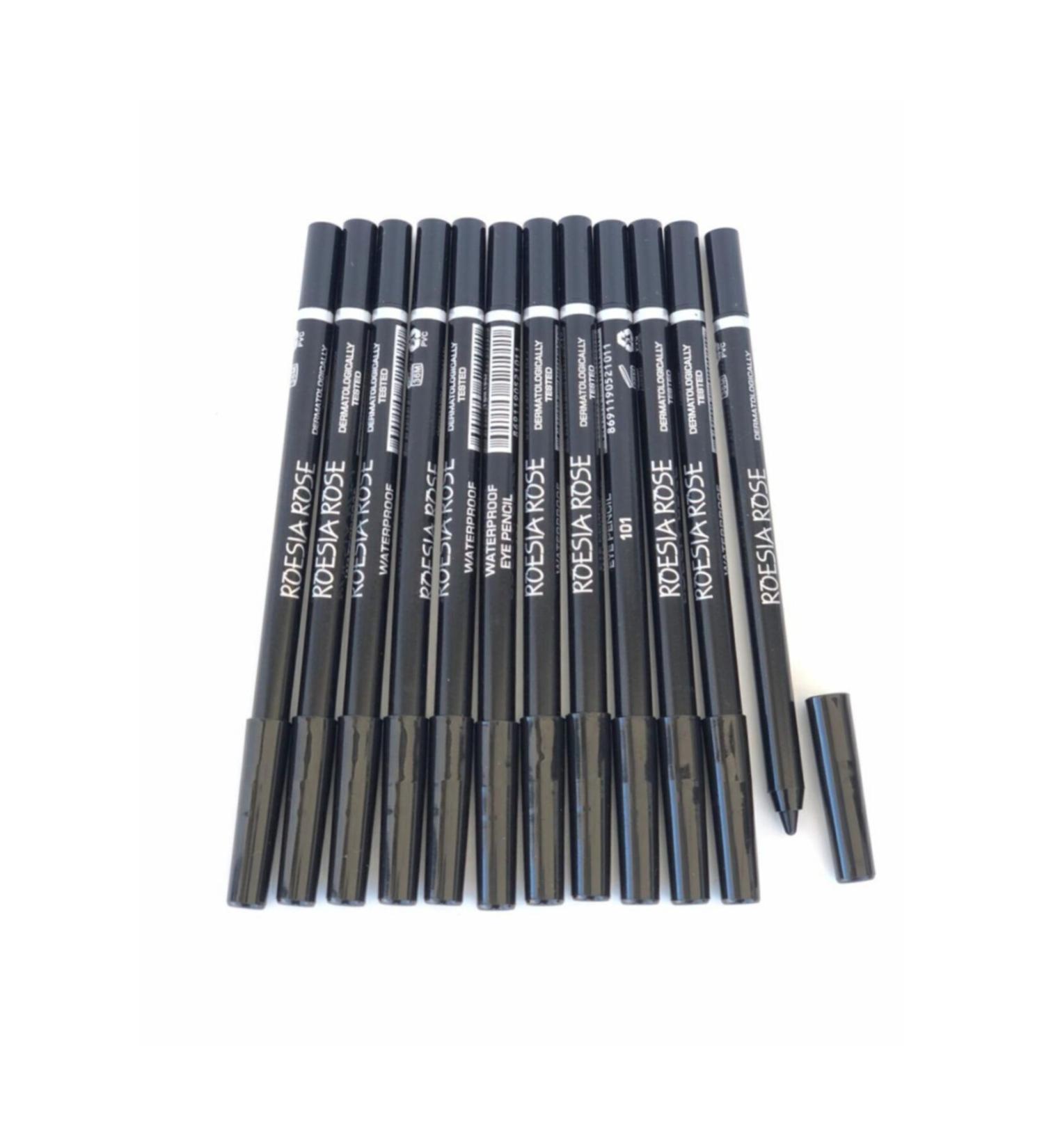 Roesia Rose Cosmetics Rose Ultra Oily Eye Pencil 12 Pieces