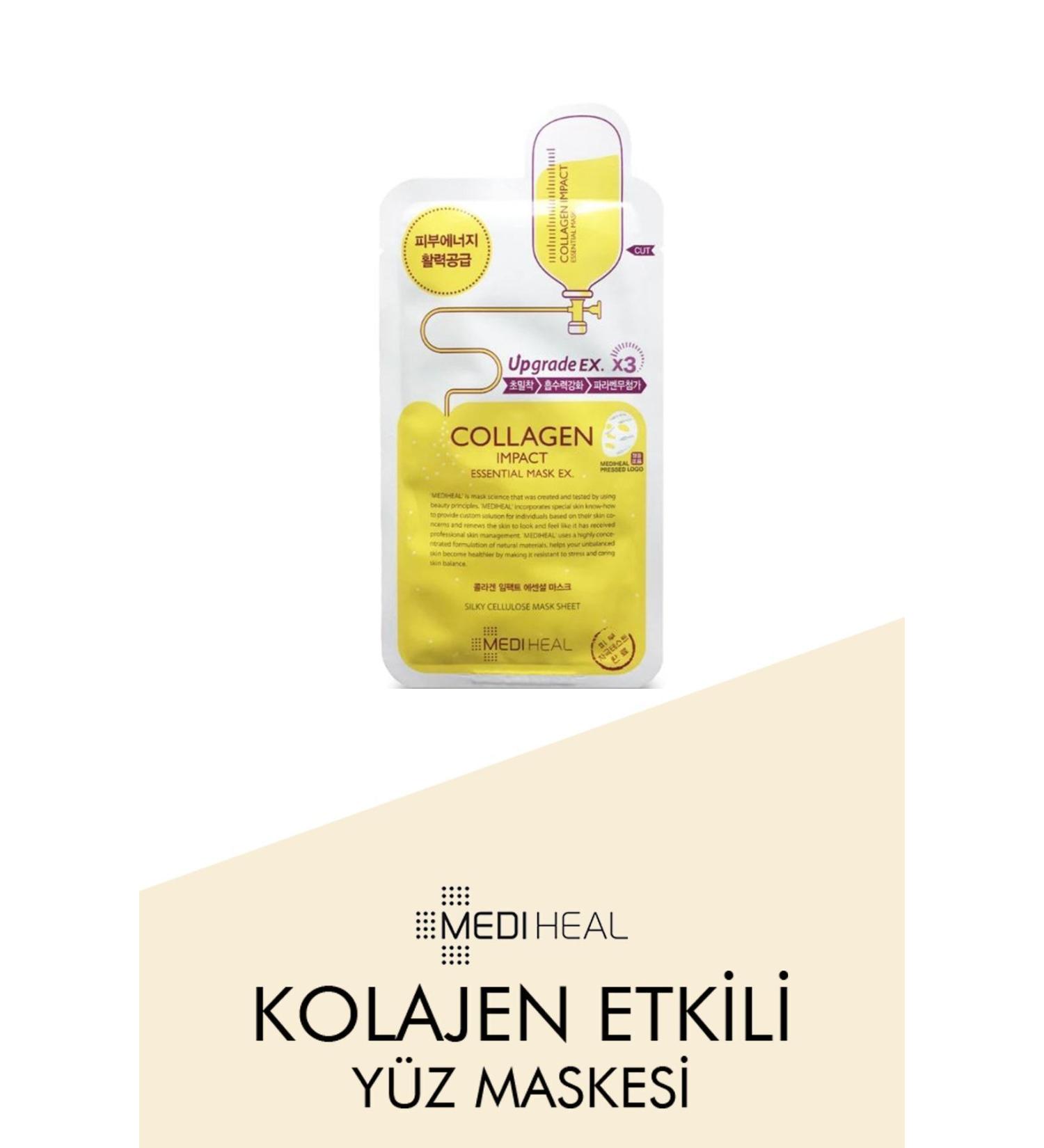 Mediheal Collagen Impact Essential Mask Ex - Collagen Moisturizing Face Care Mask - Buy Online on GoSupps.com
