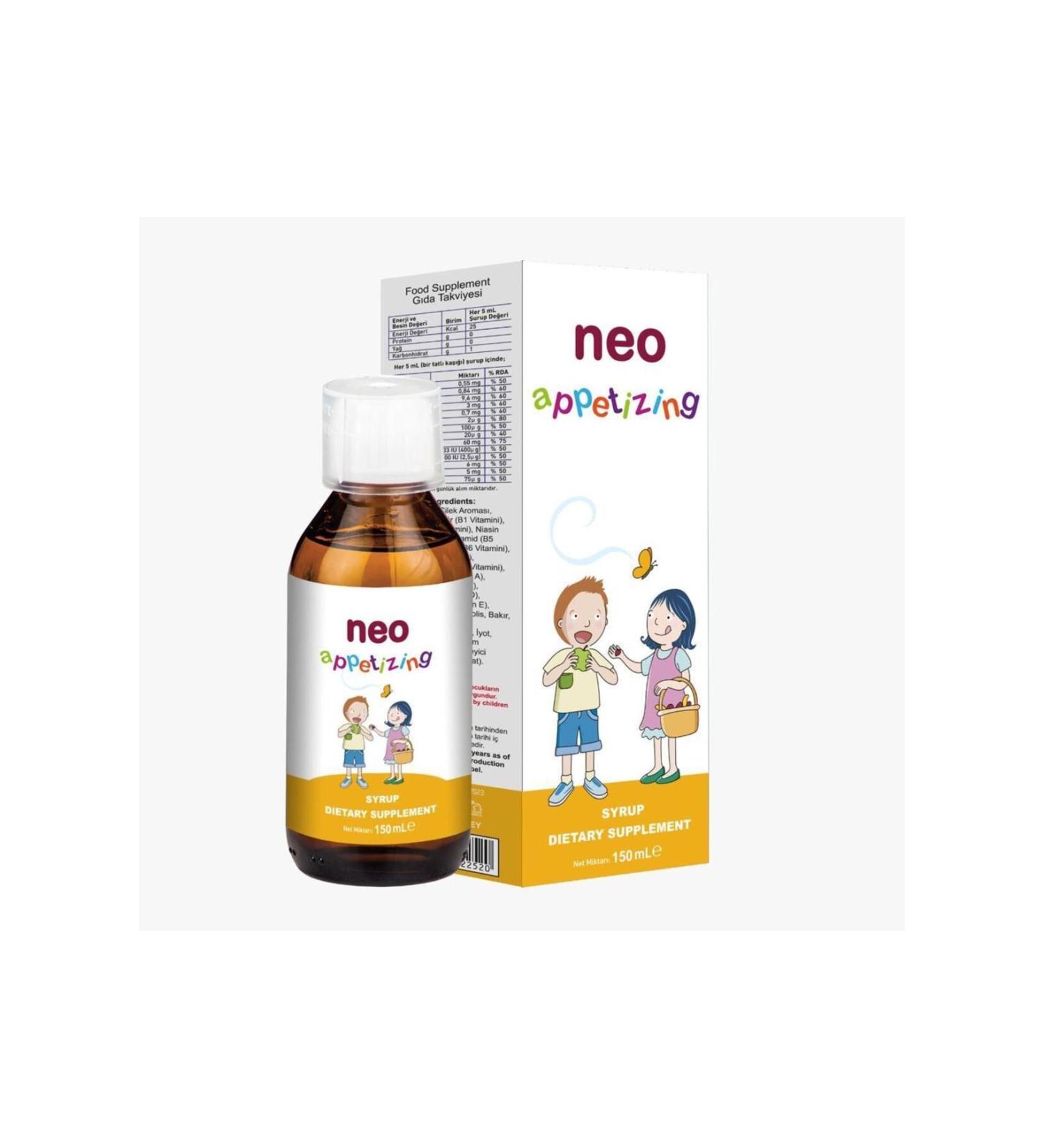 Neo Mixture Neo Appetizing Appetite Syrup For Kids Appetite Stimulant 150 Ml 8682462922520
