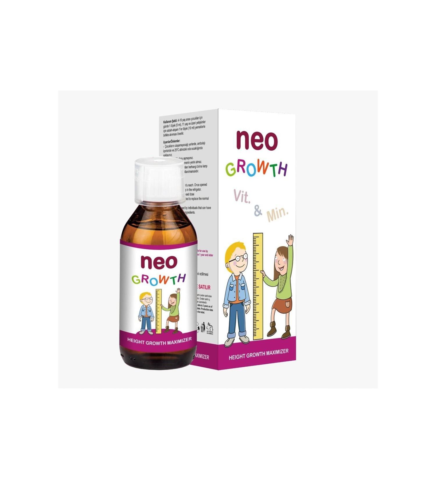 Neo Mixture Neo Growth Syrup Helps Children Grow Taller