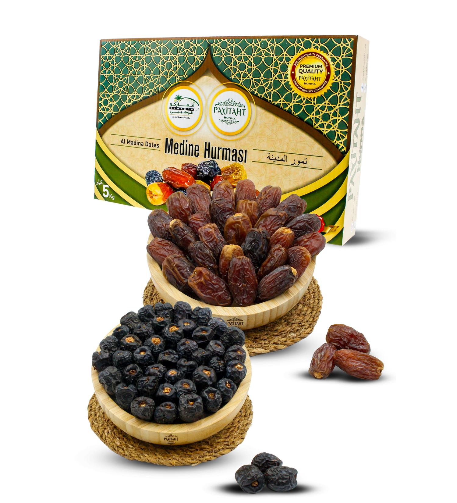 Payitaht Dates Medina Majdul Dates 2.5kg Large Size Sugar-Free Acve (MEDINA PROPHET DATE) 2.5kg New Crop Set5kg