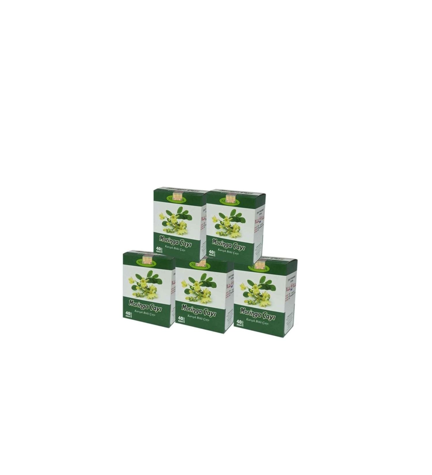 Nursima Findit 5-Piece Set Moringa Tea 40-Piece Suzen Bags (5 X 40 Suzen Bags)