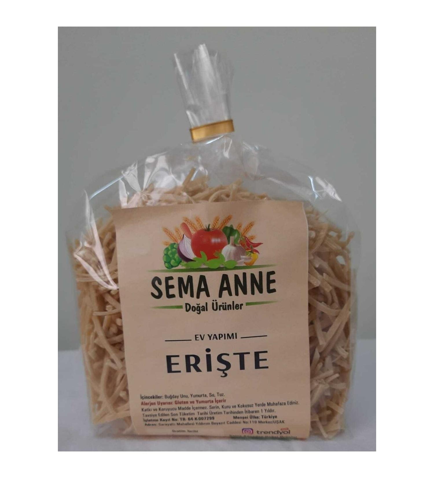 Semaanne Natural Homemade Plain Noodles (pasta) 500gr - Buy Online on GoSupps.com