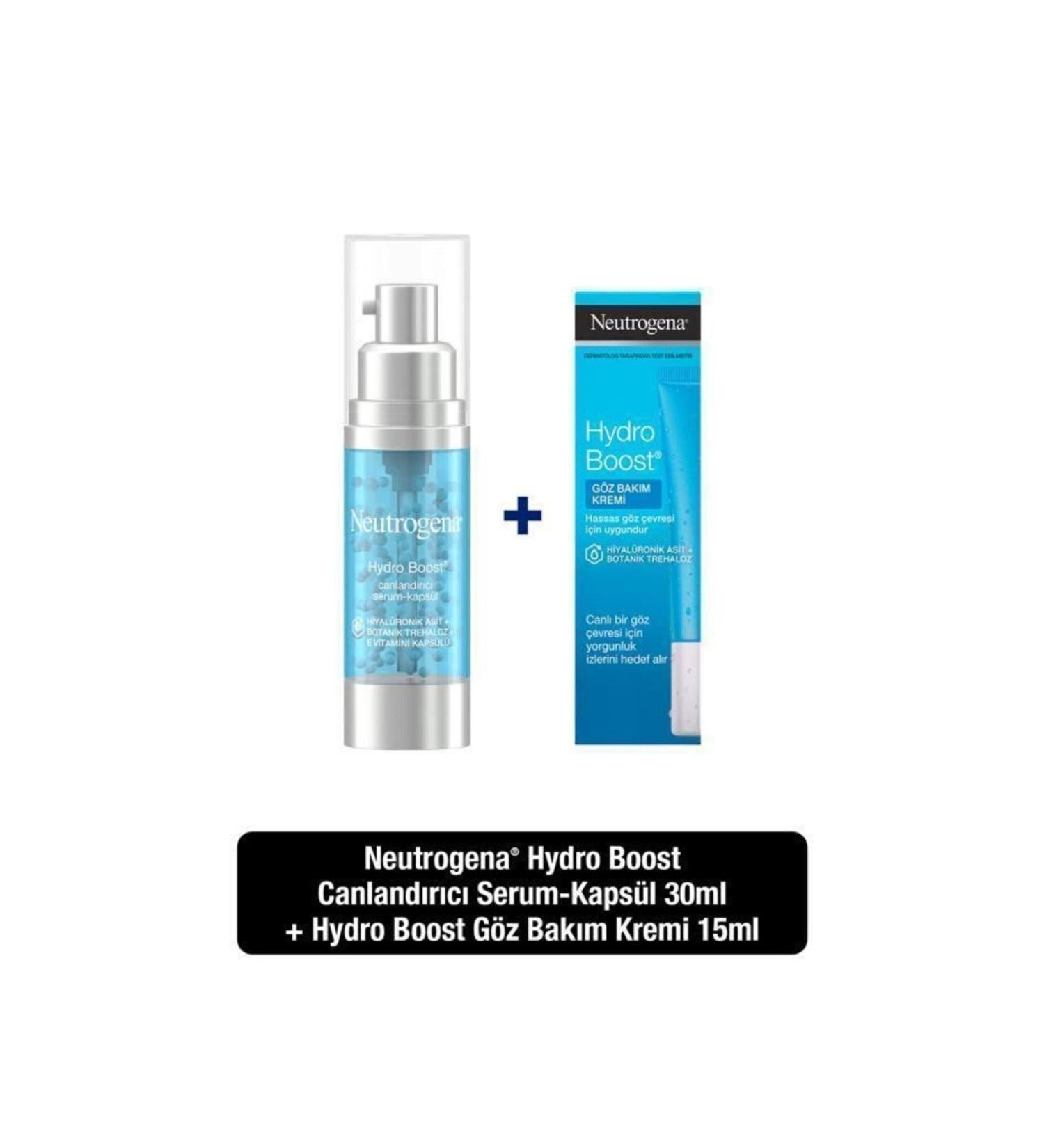 Neutrogena Hydro Boost Revitalizing Serum Capsule 30 ml Eye Cream 15 ml