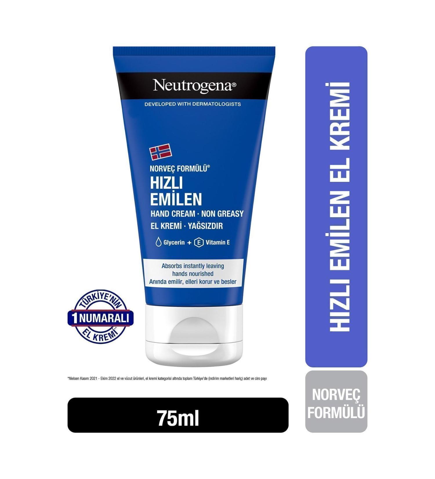 Neutrogena Norwegian Formula Fast Absorbing Hand Cream 75 ml