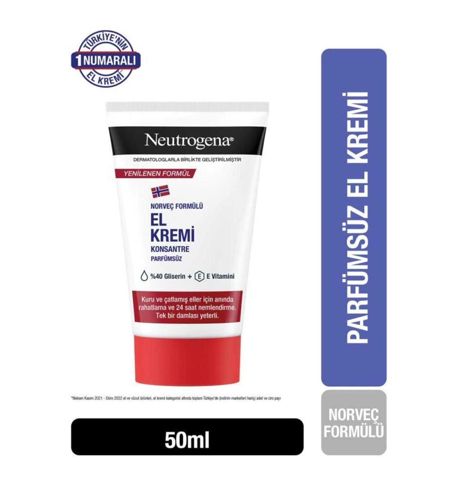 Neutrogena Norwegian Formula Hand Cream Unscented 50 ml