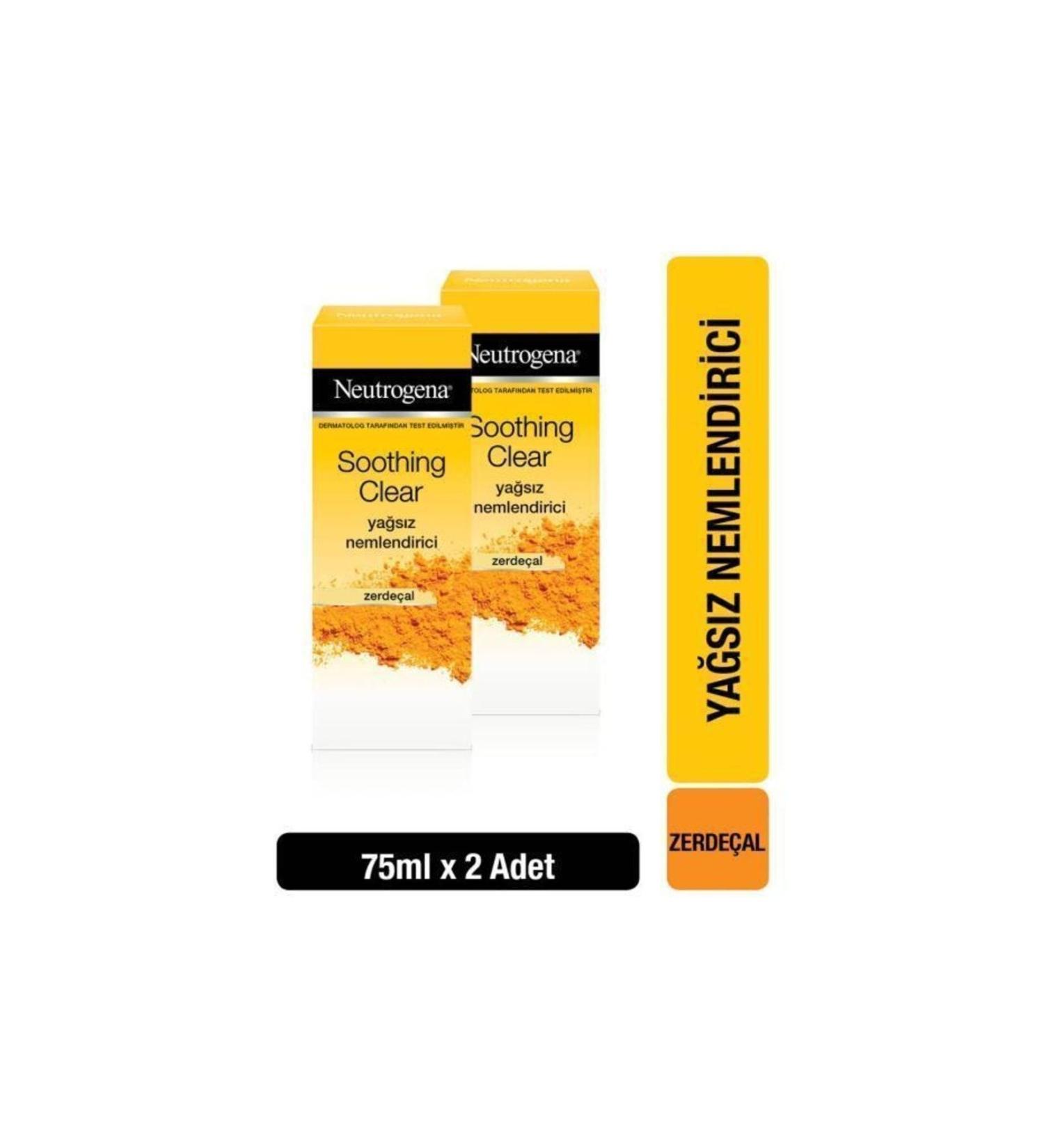 Neutrogena Soothing Clear Moisturizer 75 ml x2