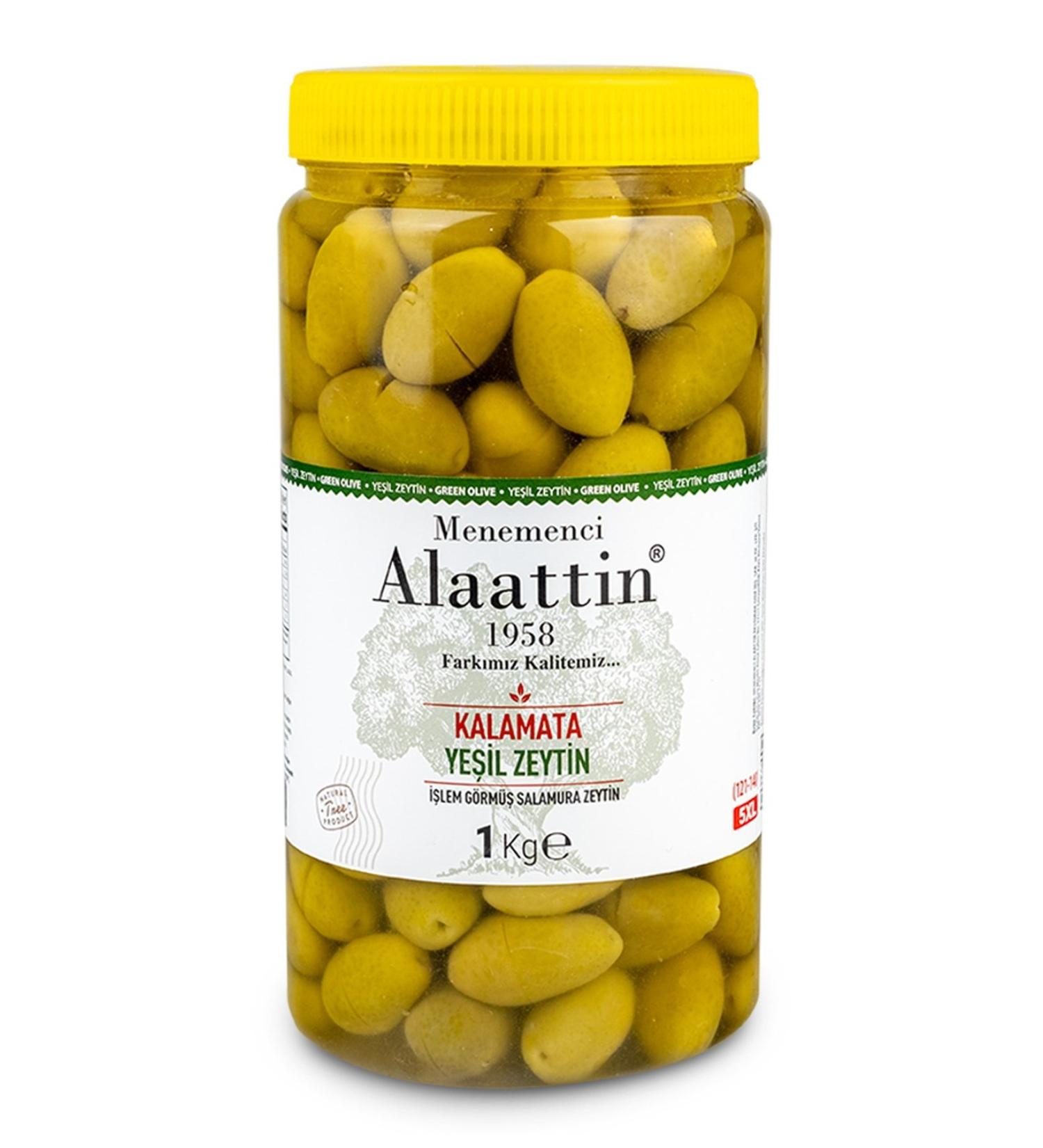Menemenci Alaattin Kalamata Green Olives 1kg