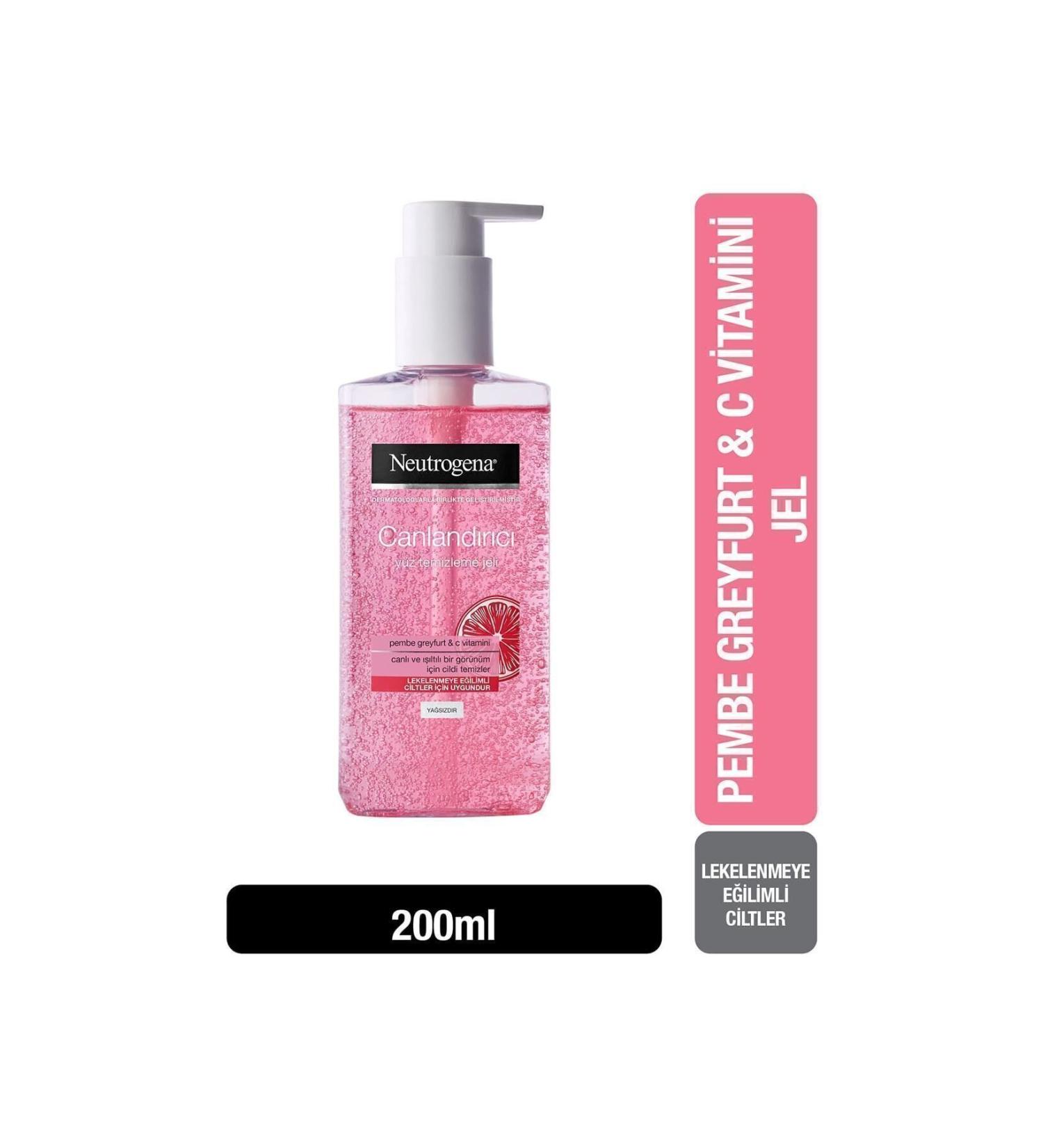 Neutrogena Pink Grapefruit Refreshing Facial Cleanser 200 ml