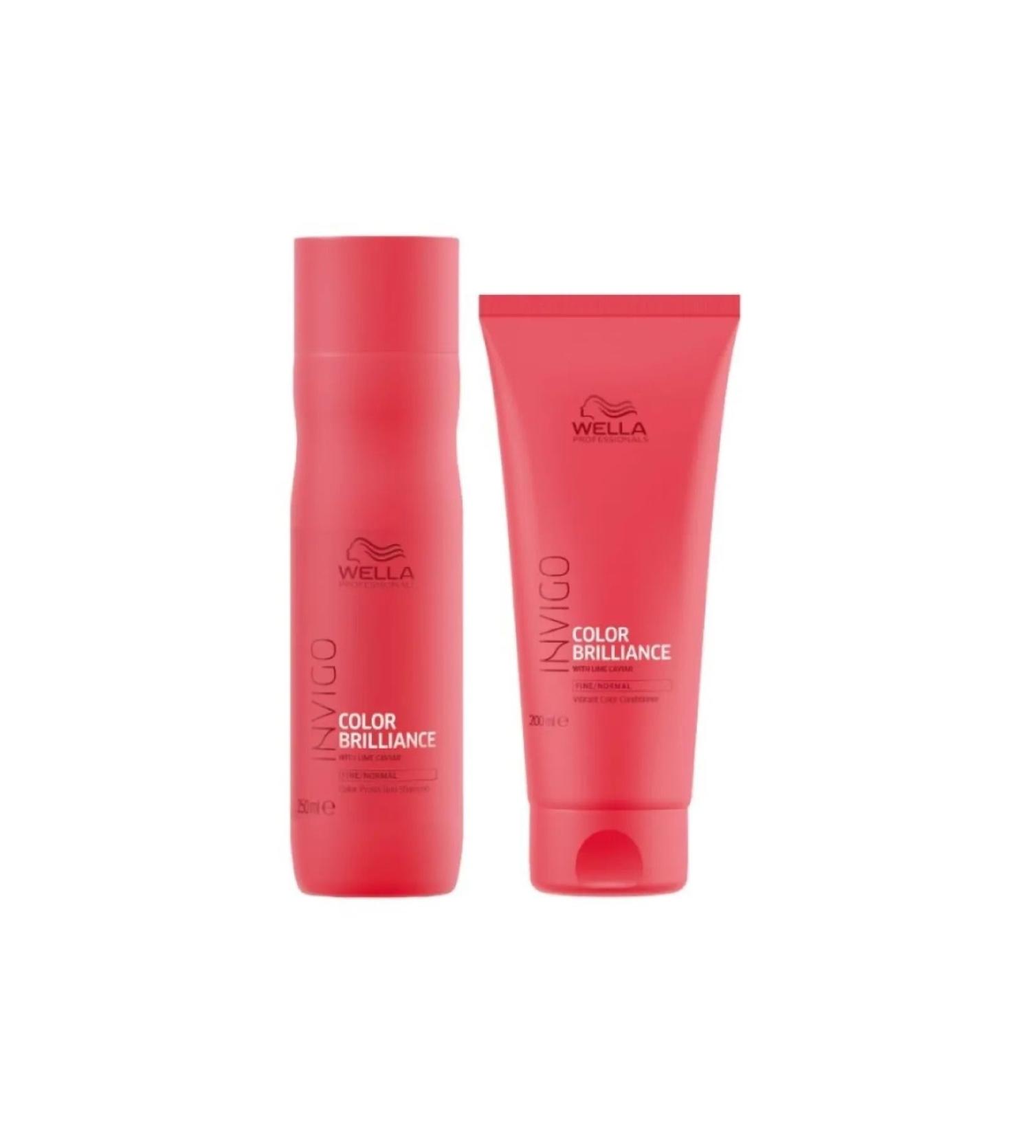 Wella Invigo Color Brillance Color Protector for All Color-Treated Hair 2-Pack Care/GEM 1S28SF-5 - Buy Online on GoSupps.com