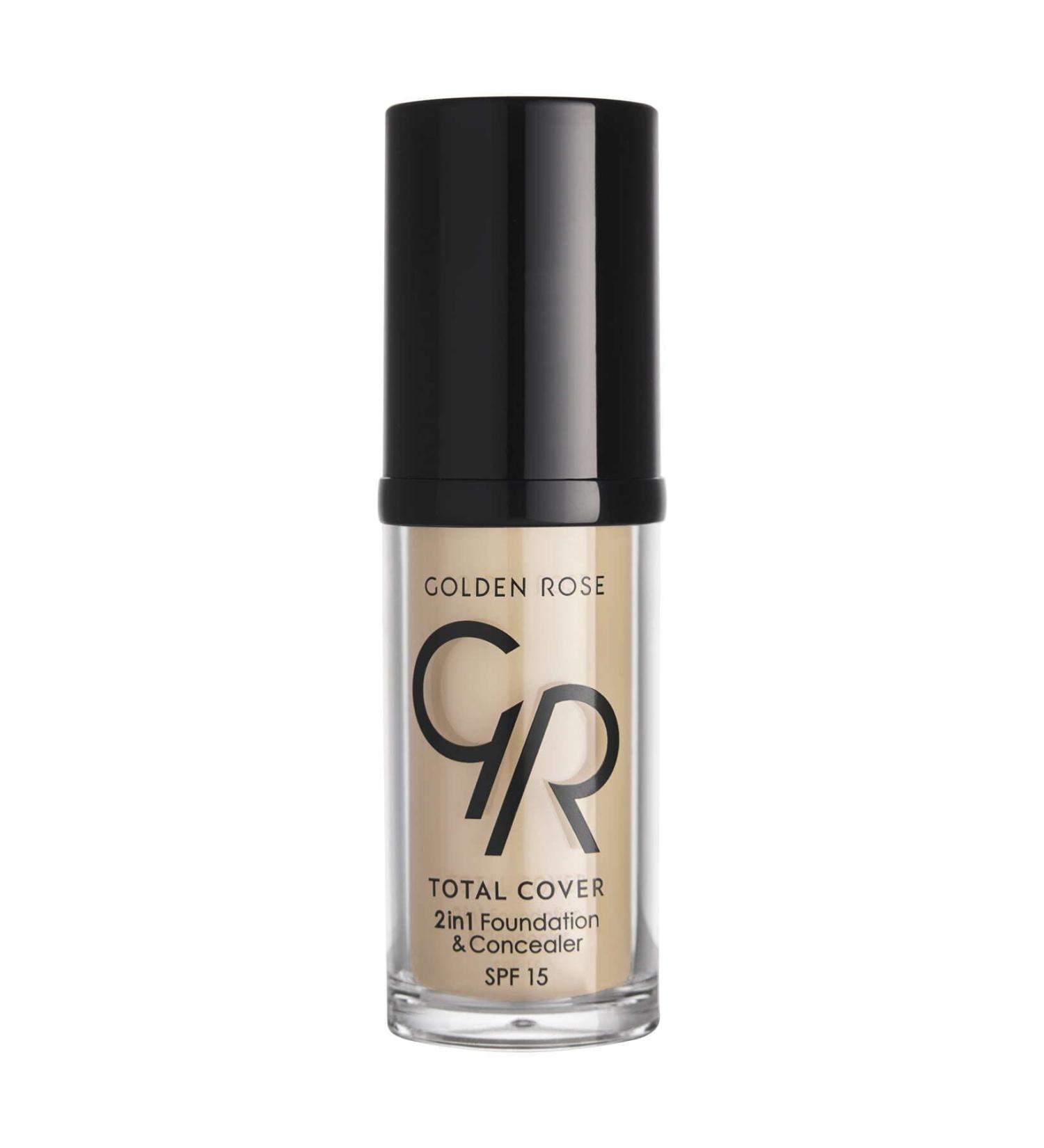Golden Rose Total Cover 2in1 Foundation & Concealer No: 11 Nude - Foundation & Concealer - 8691190963712 - Buy Online on GoSupps.com