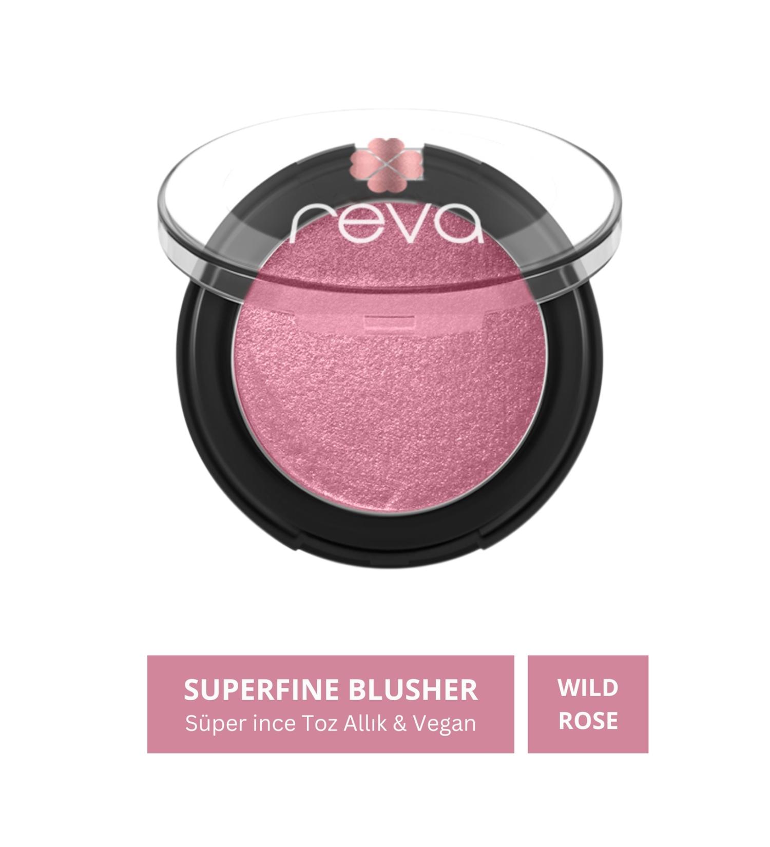 REVA Superfine Blusher Wild Rose - Superfine Powder Blush 7.5 gr - No: 705 - Vegan & Clean Content - Buy Online on GoSupps.com