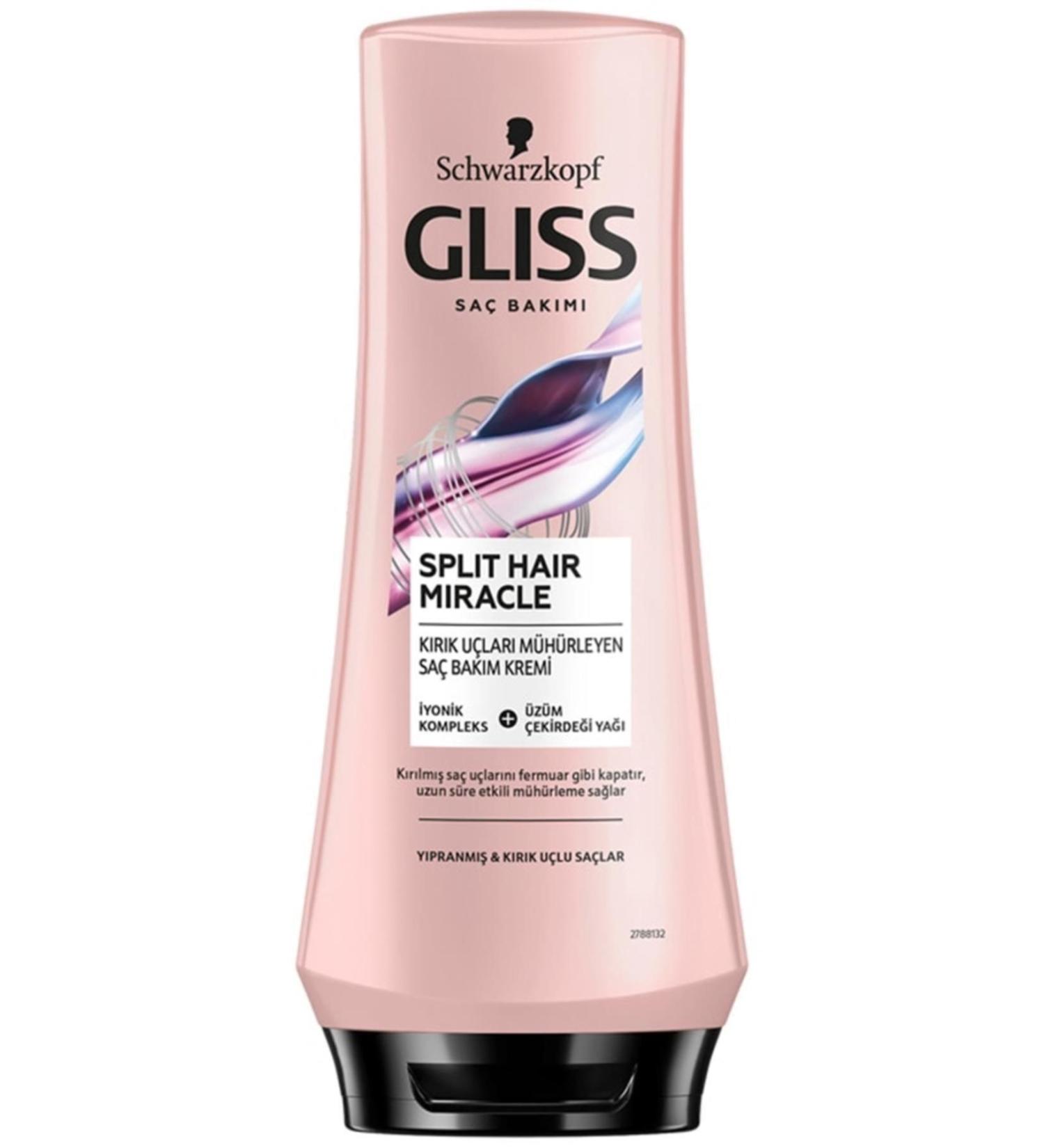 Gliss Lawes Split Hair Miracle Shampoo 360 Ml + Split Hair Miracle Conditioner 360 Ml