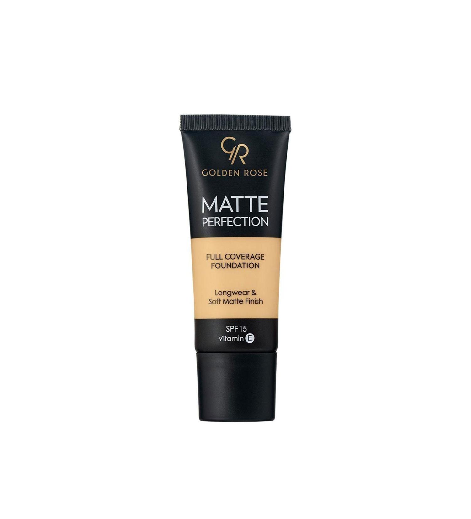 Golden Rose Matte Perfection Full Coverage Foundation No: Warm 03 - Matte Foundation - 8691190509460