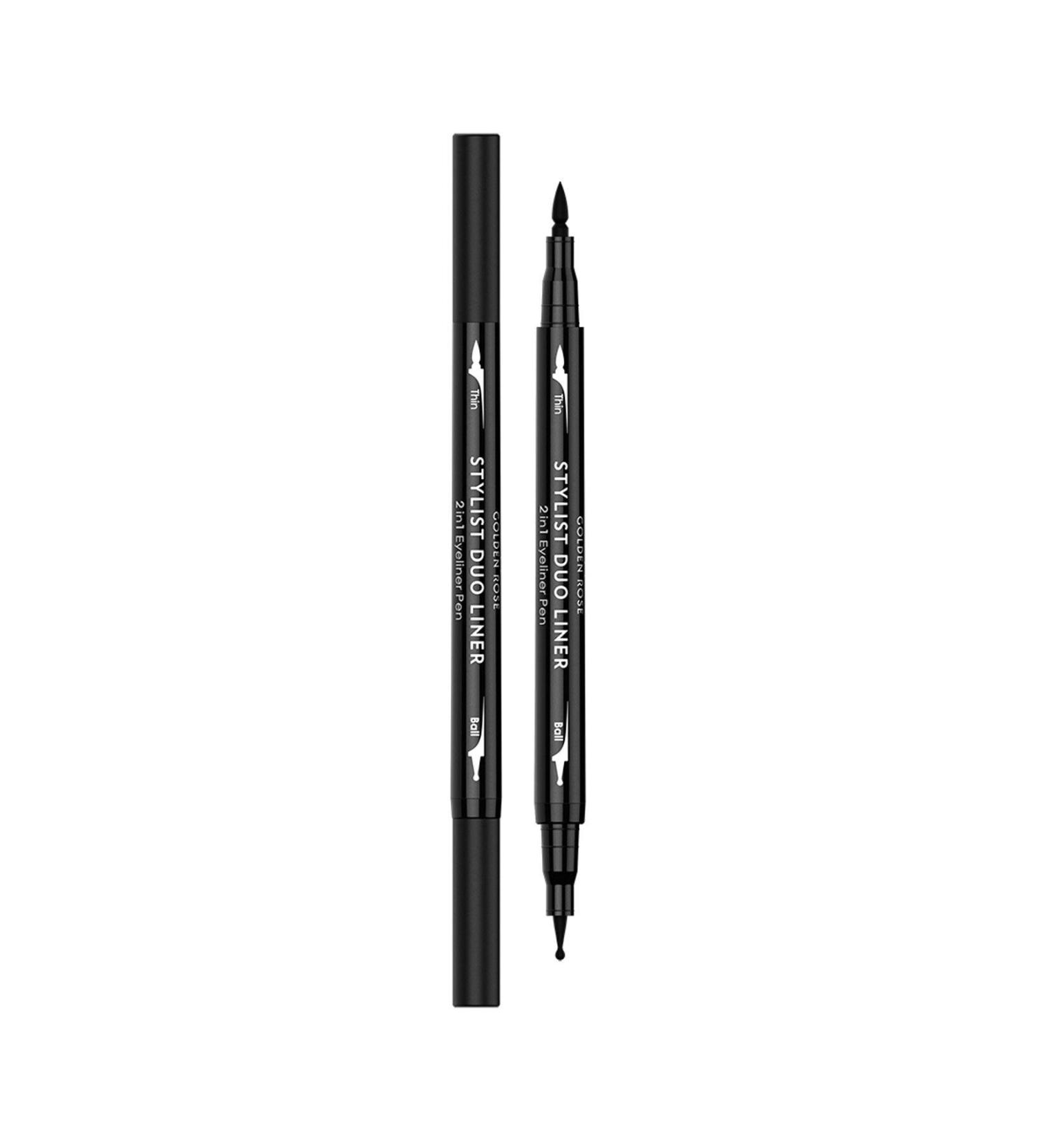 Golden Rose Stylist Duo Liner 2 in 1 Eyeliner Pen - Buy Online on GoSupps.com