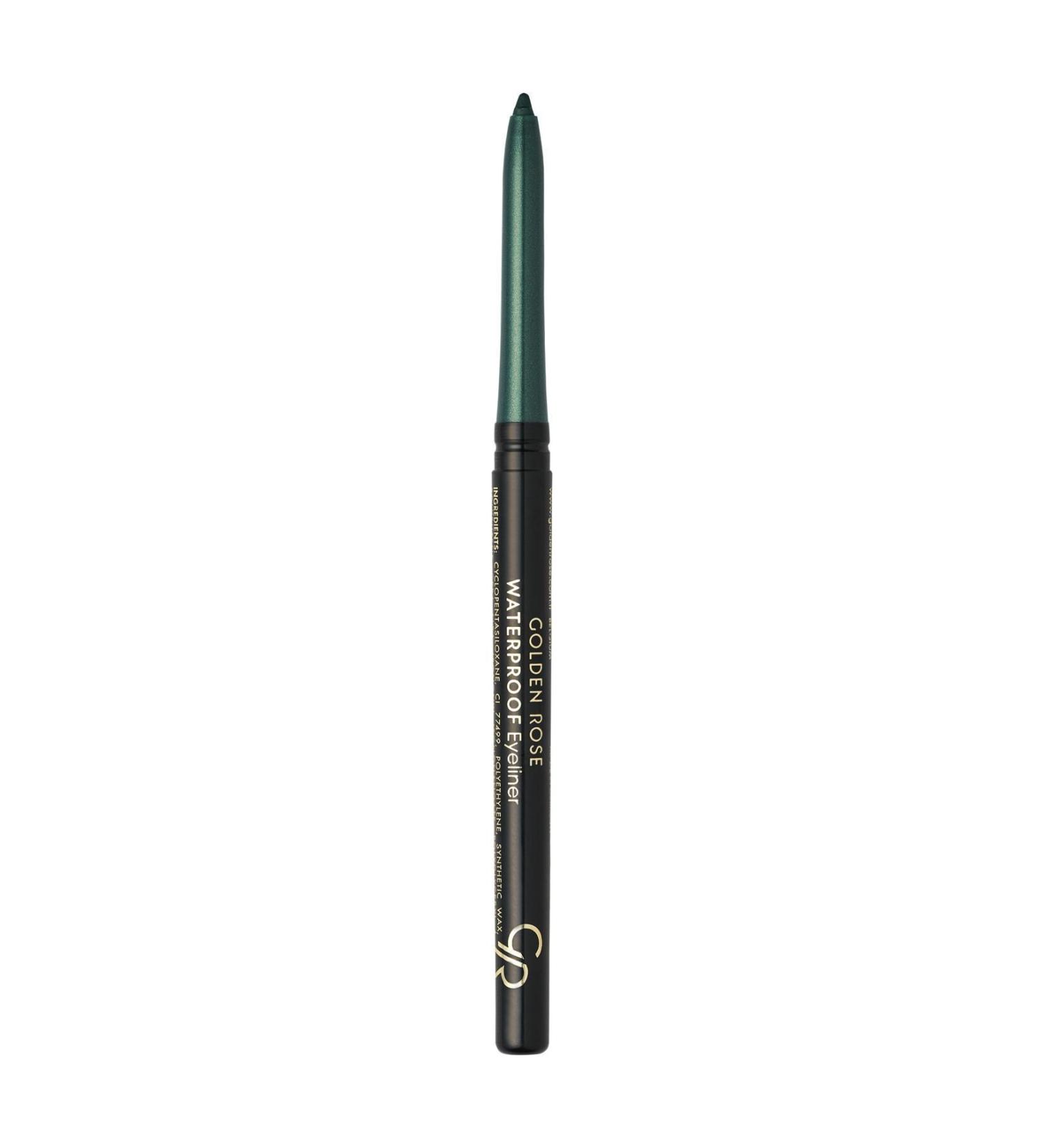 Golden Rose Waterproof Automatic Eyeliner No: 08 Emeral Green - Lift Eye Pencil - 8691190990084 - Buy Online on GoSupps.com