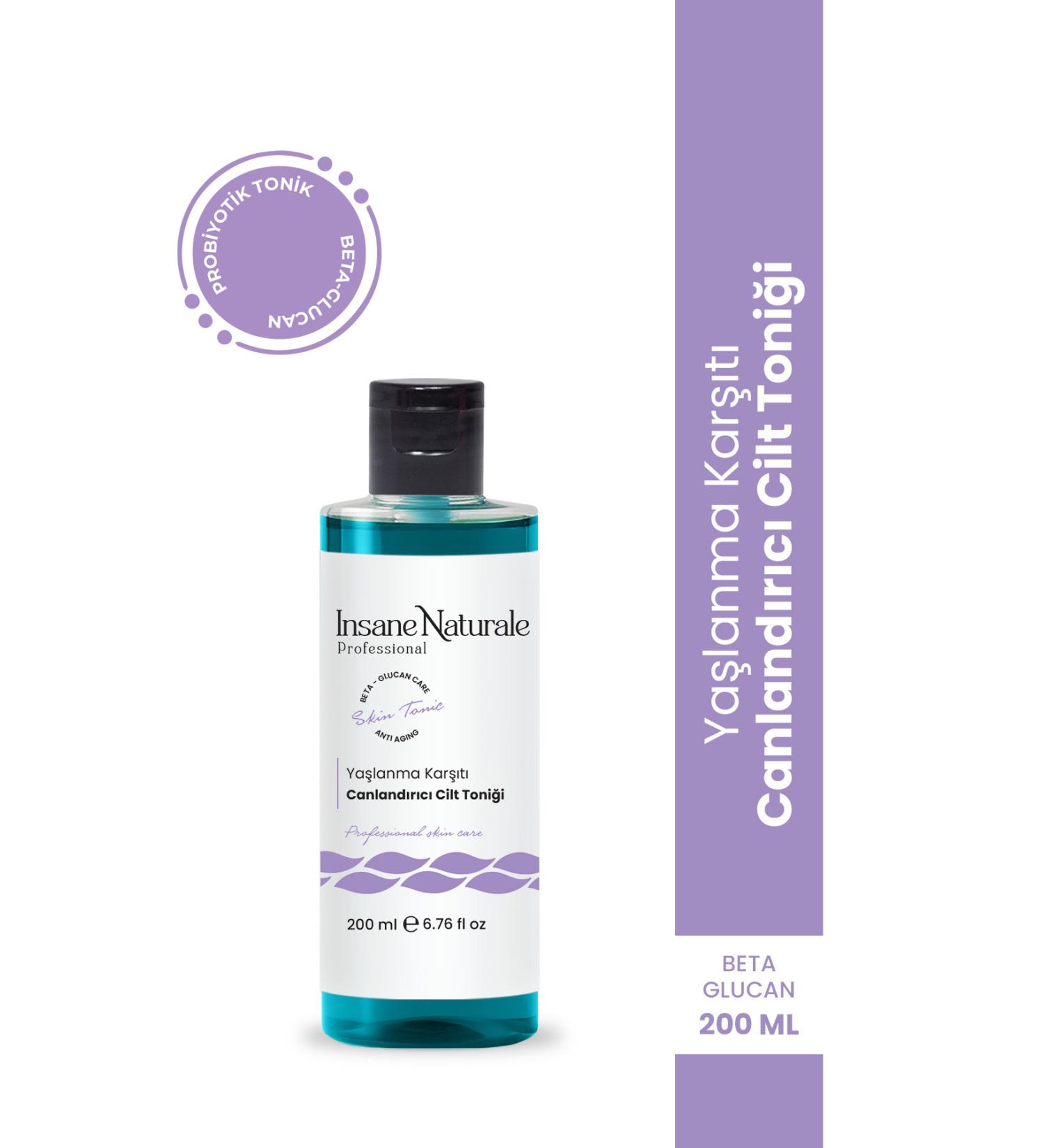 Insane Naturale Tonic - Anti-Aging Revitalizing Skin Tonic Skin Pore Tightening Tonic 200 ml - Buy Online on GoSupps.com