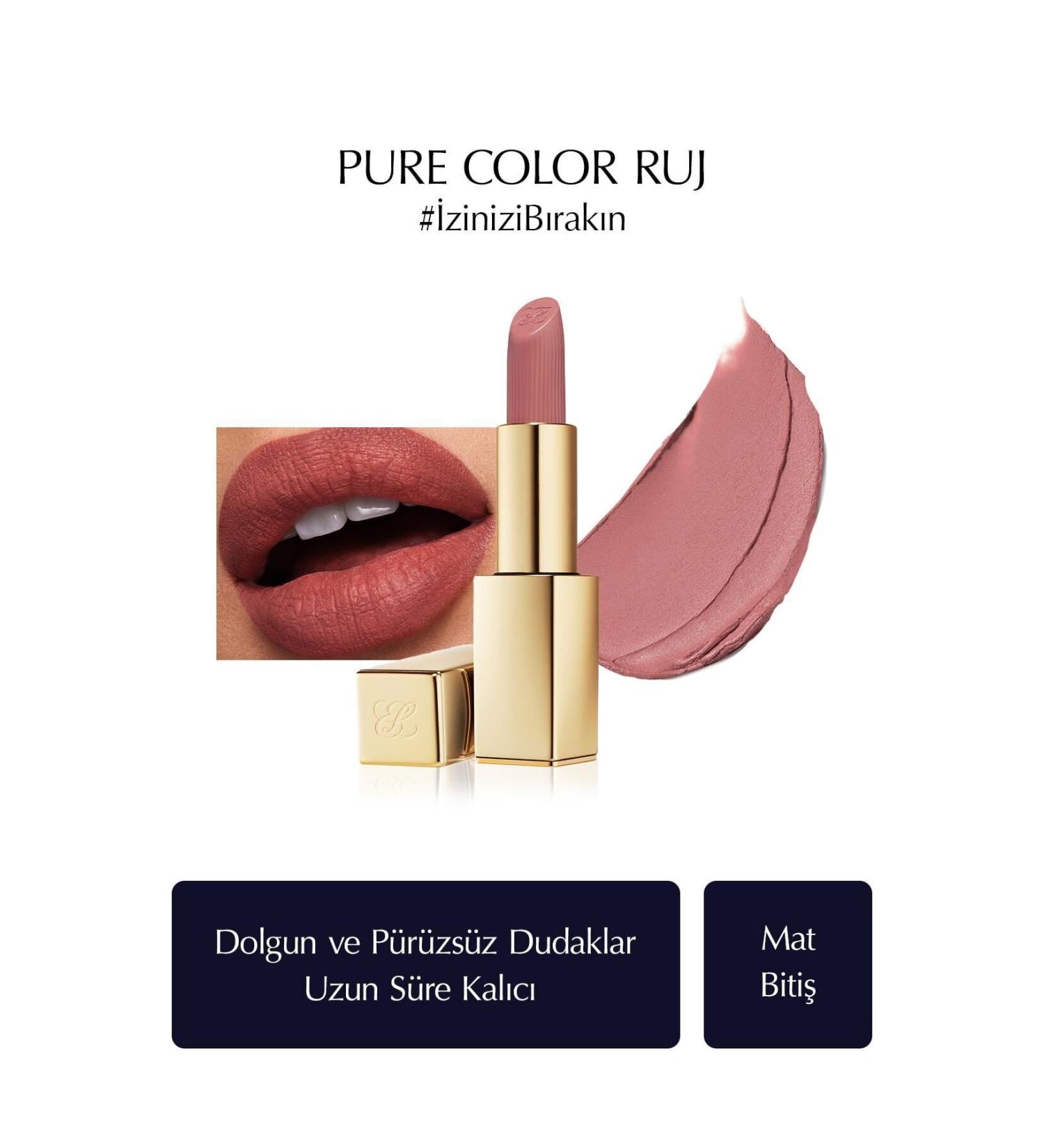 Estee Lauder Pure Color Matte Lipstick Color: 836 Love Bite 3.5 Gr