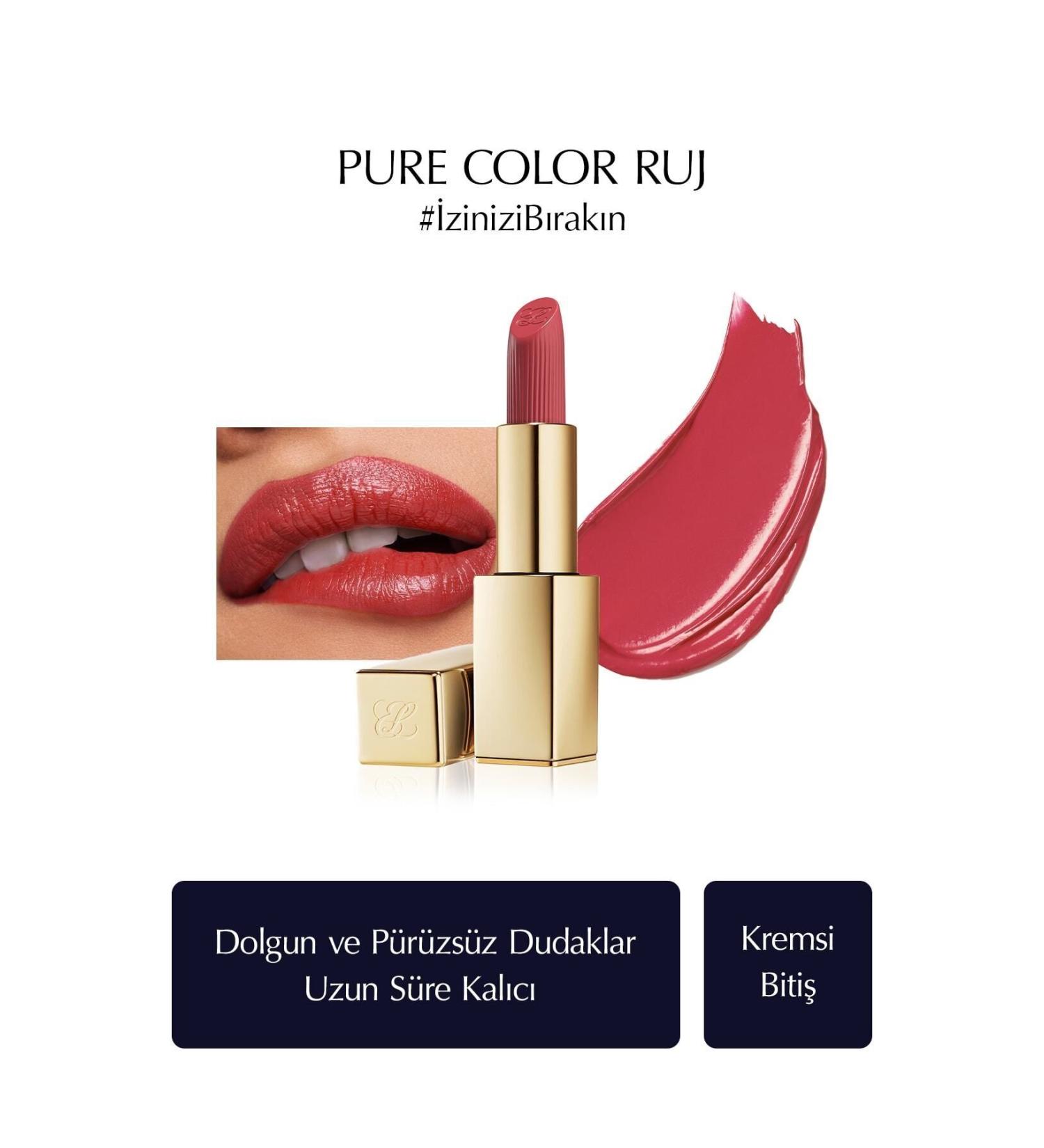 Estee Lauder Pure Color Creme Colour: 131 Bois De Rose Satin Finish Creamy Lipstick 3.5 Gr