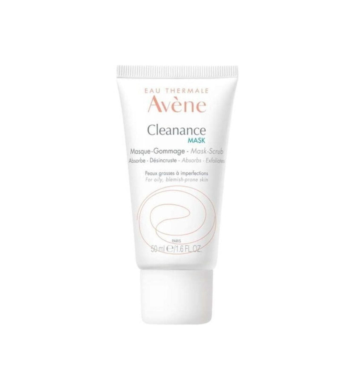 Avene OIL AND SEBUM ACCUMULATION CLEANING AND PURIFYING PEELING EFFECT CLAY MASK 50 ML