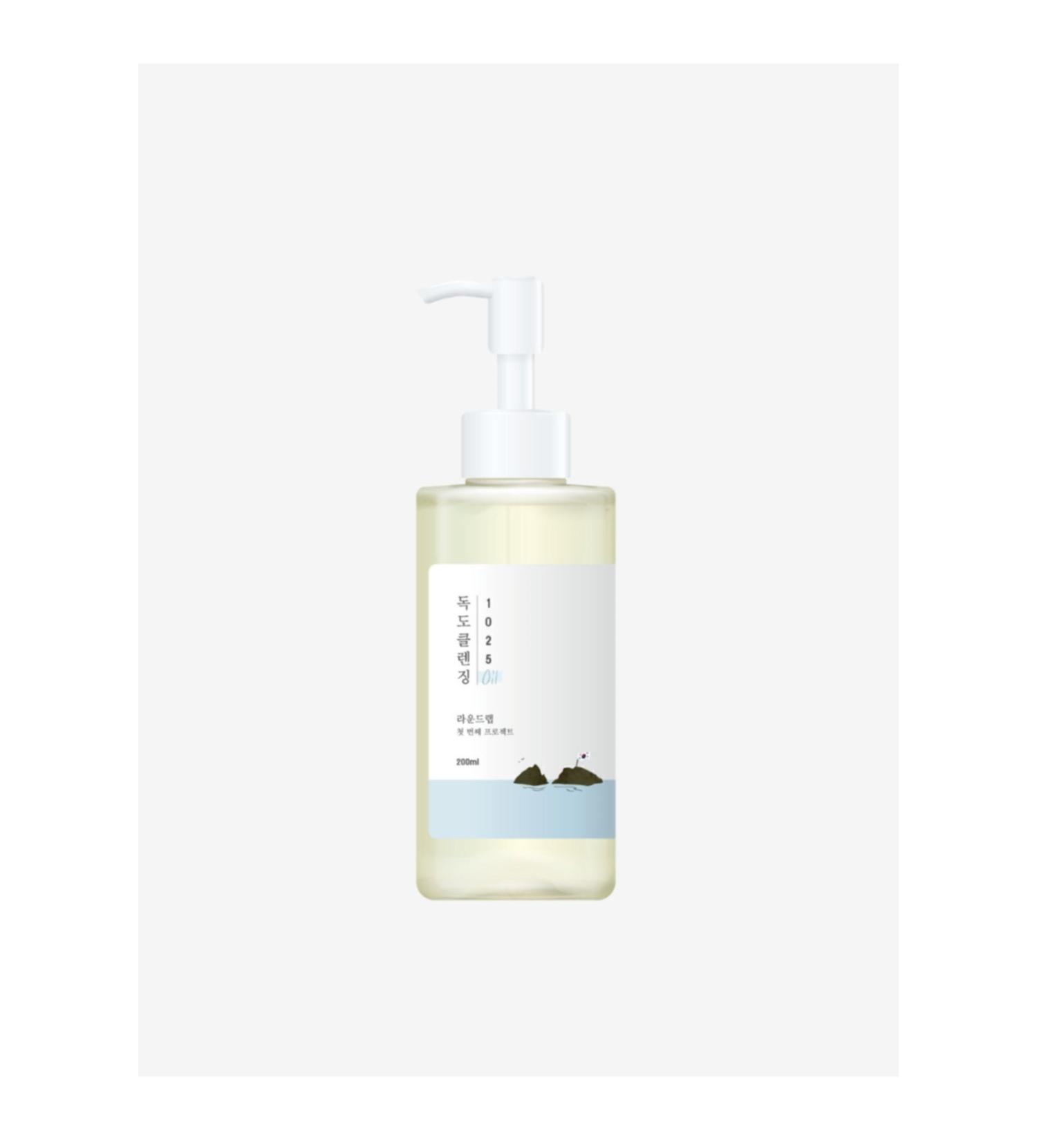 Round Lab 1025 Dokdo Cleansing Oil (KORENDY) Oil Based Strong Makeup Remover 200ml - Buy Online on GoSupps.com