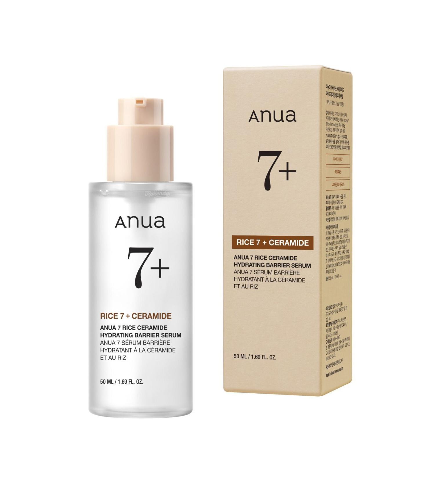 ANUA 7 Rice Ceramide Hydrating Barrier Serum (KORENDY) Barrier Serum 50ml - Buy Online on GoSupps.com